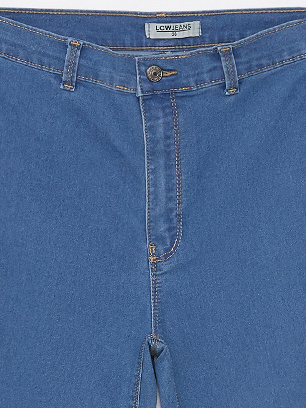 LCWAIKIKI Basic High Waisted Straight Fit Women's Jeans -S3EN91Z8-311