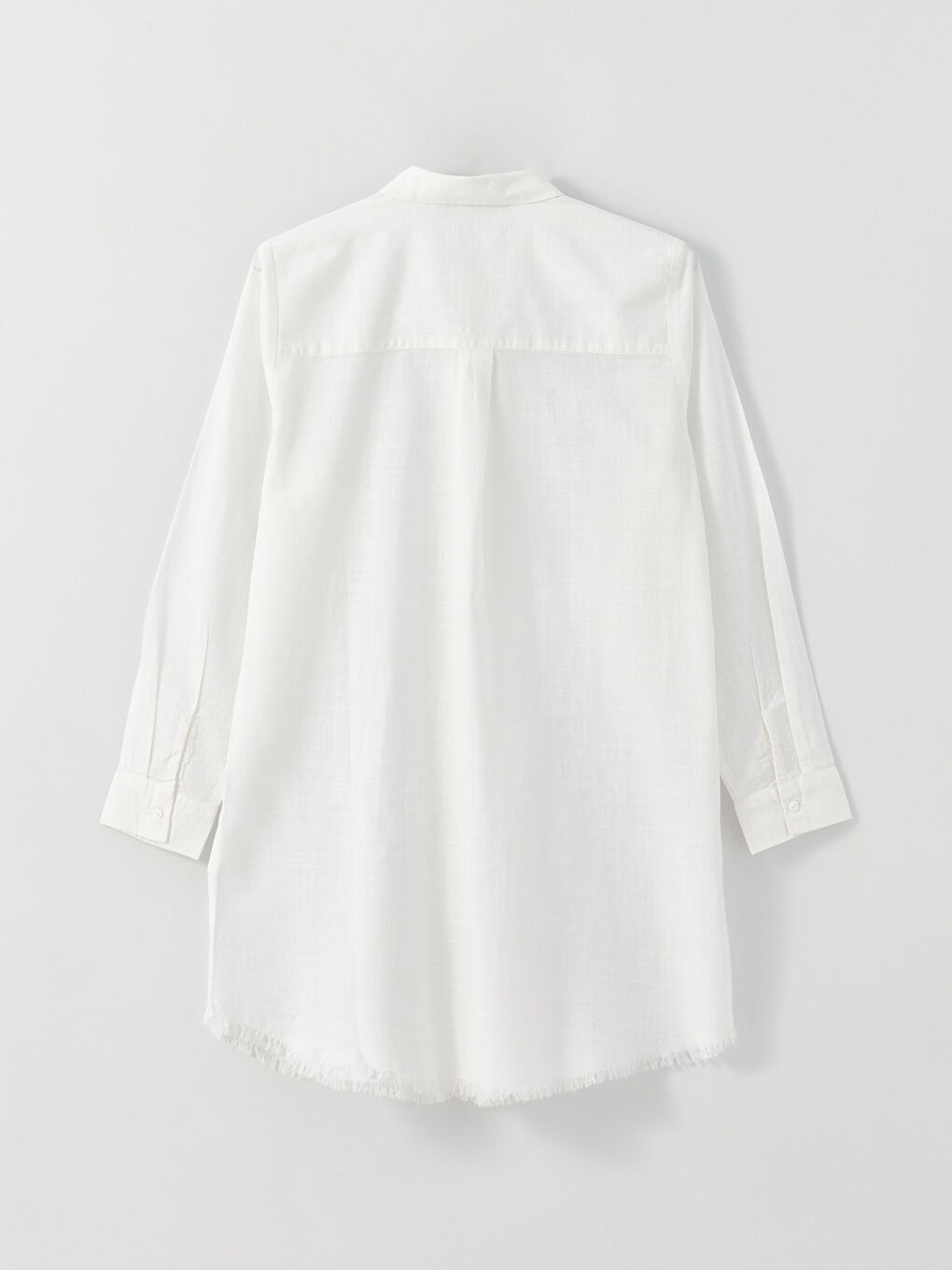 Plain Long Sleeve Women's Shirt Tunic -S3EO10Z8-SZQ