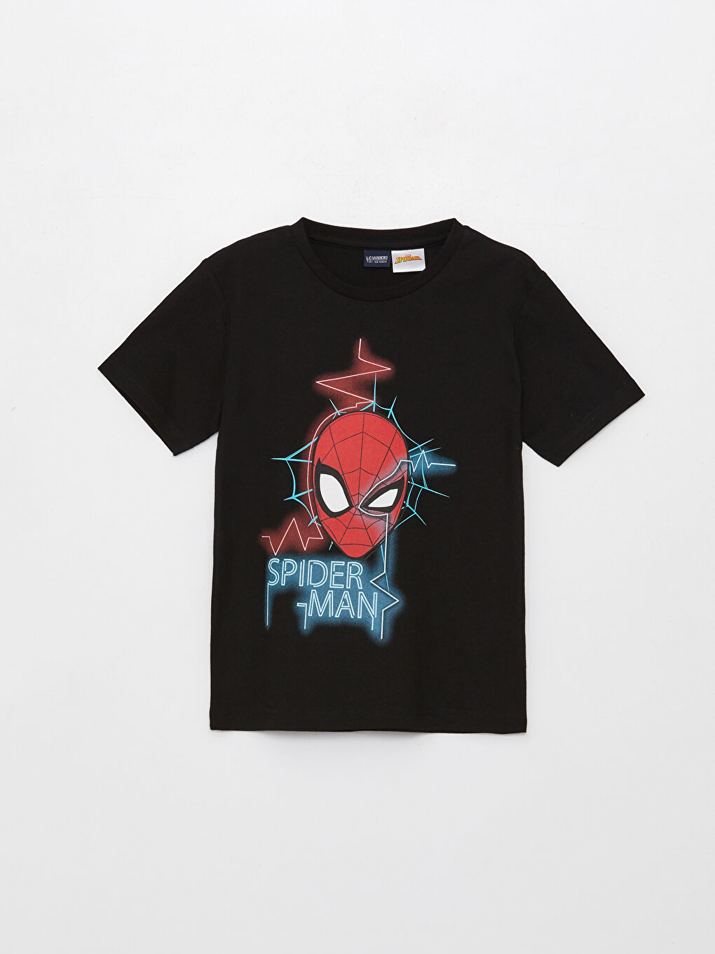 LCW Kids Majica za Dečake sa Štampom Spider-Man, Okrugli Izrez i Kratkim Rukavima -S3EO46Z4-CVL