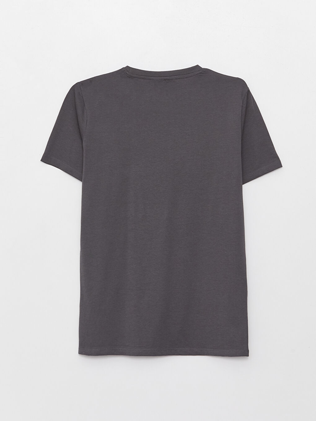 Gri Bisiklet Yaka Hulk Baskılı Kısa Kollu Erkek Çocuk Tişört-3