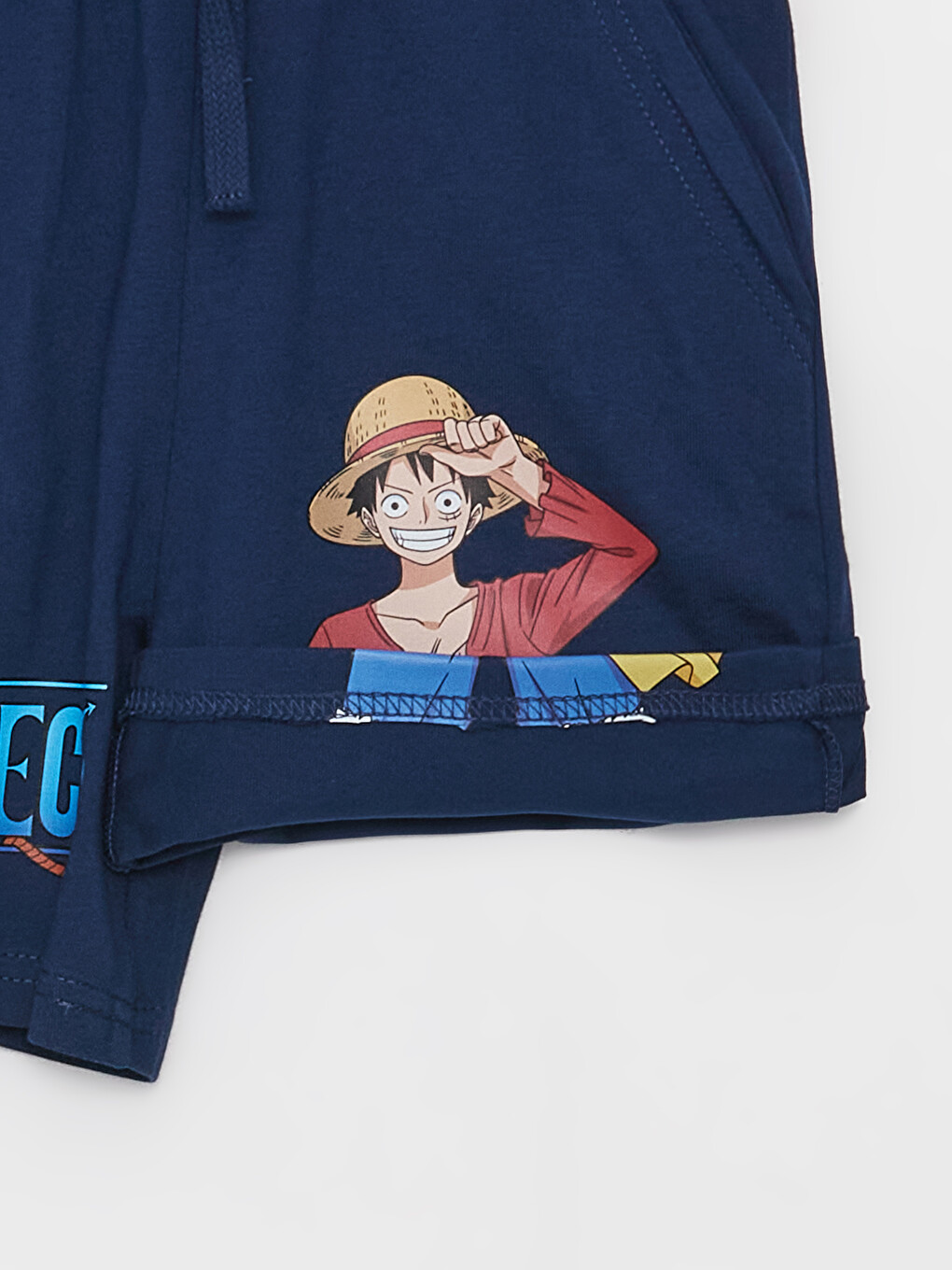 Short garçon imprimé One Piece à taille élastique-2