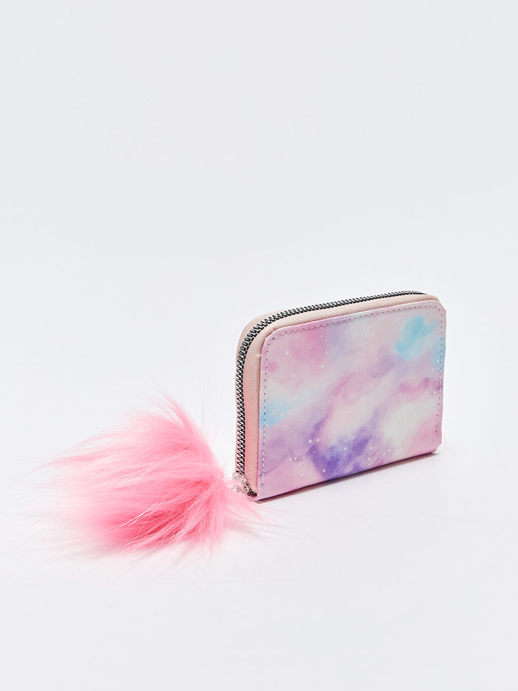 Pembe Baskılı Kız Çocuk Cüzdan-1