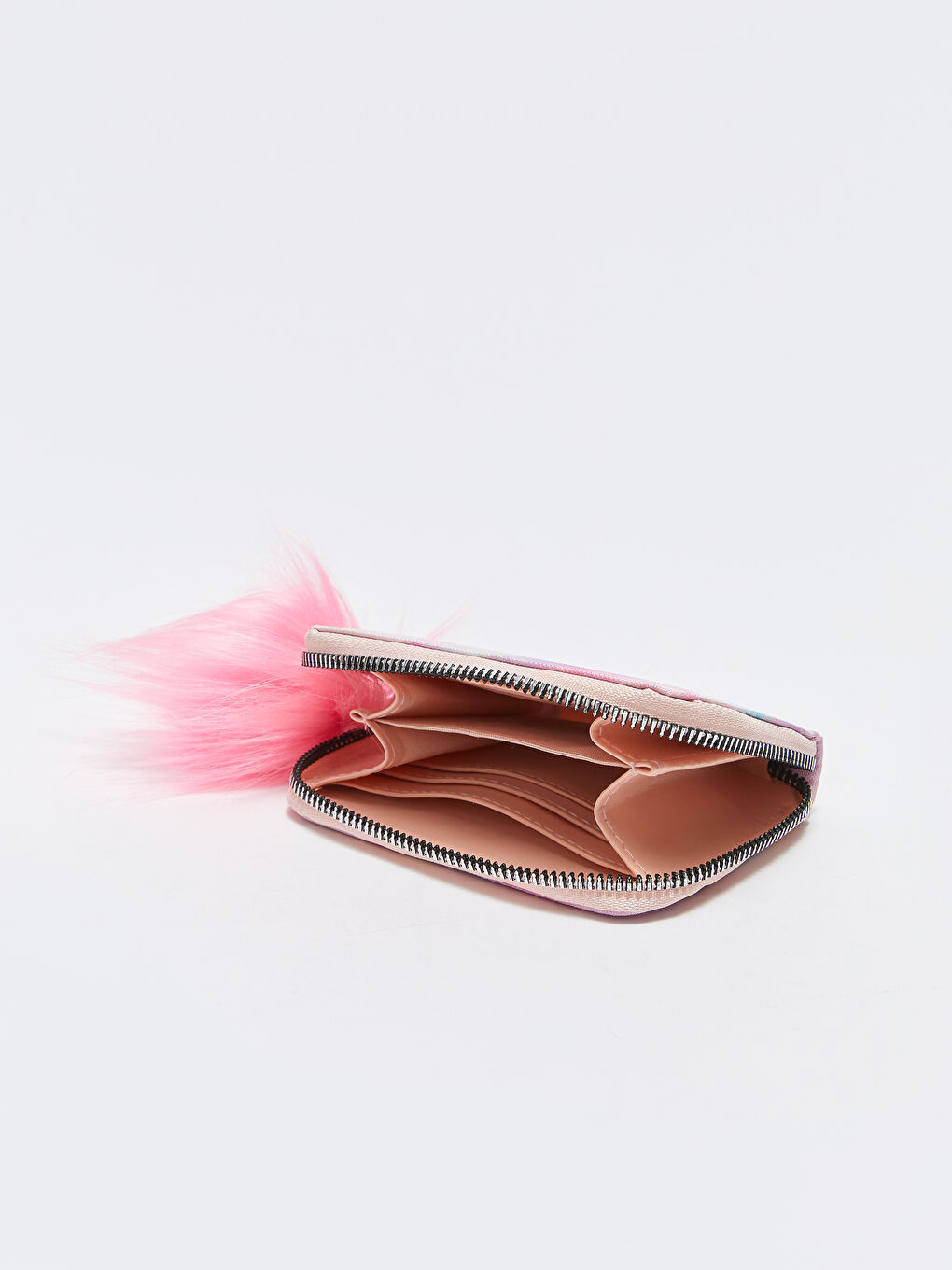 Pembe Baskılı Kız Çocuk Cüzdan-2