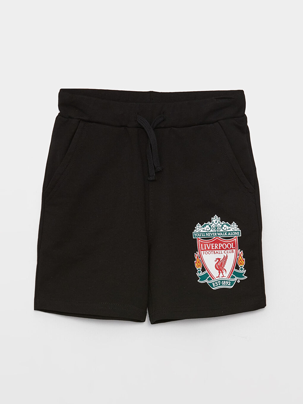 Elastic Waist Liverpool Printed Boys' Shorts -S3EP04Z4-CVL
