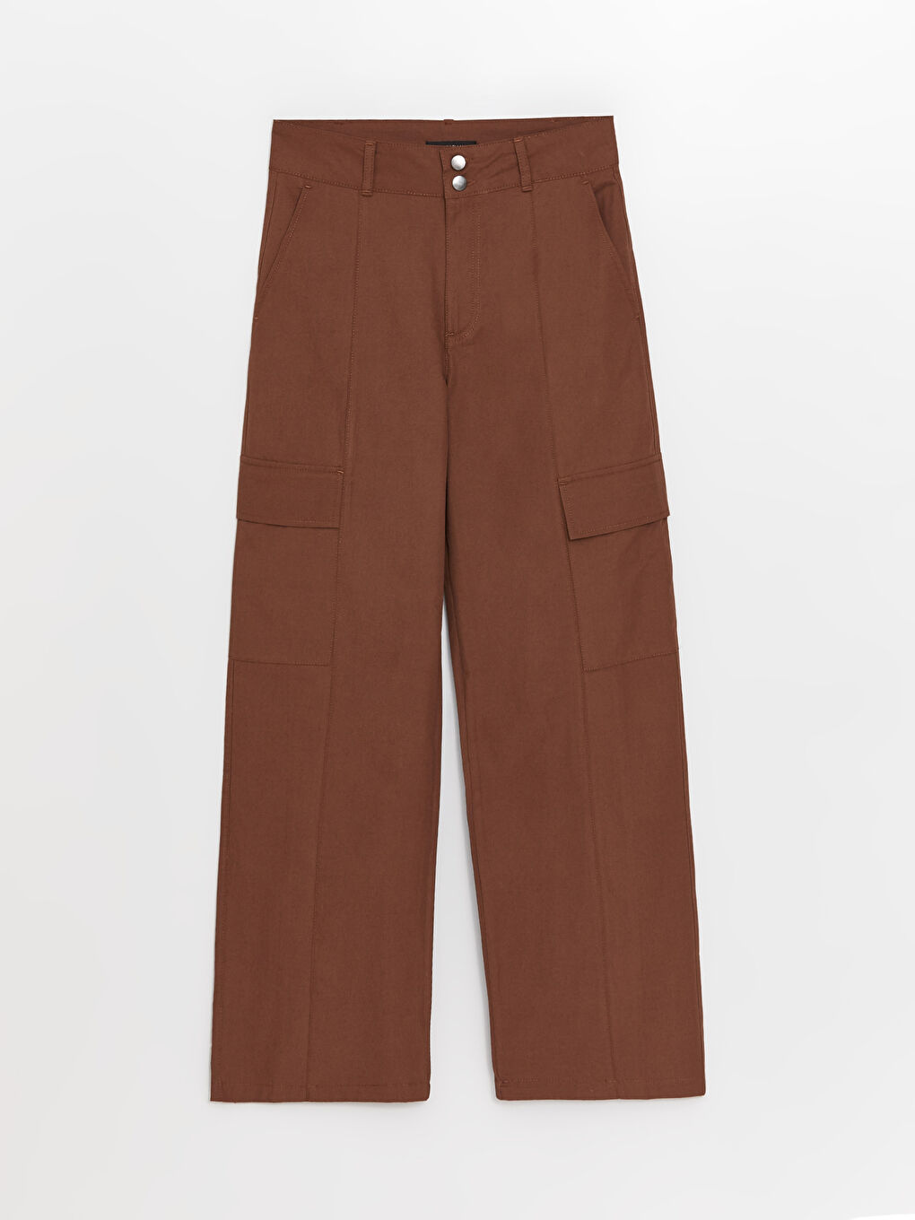 LCW Vision Comfortable Fit Straight Parachute Fabric Women's Trousers -S3EP08Z8-HKA
