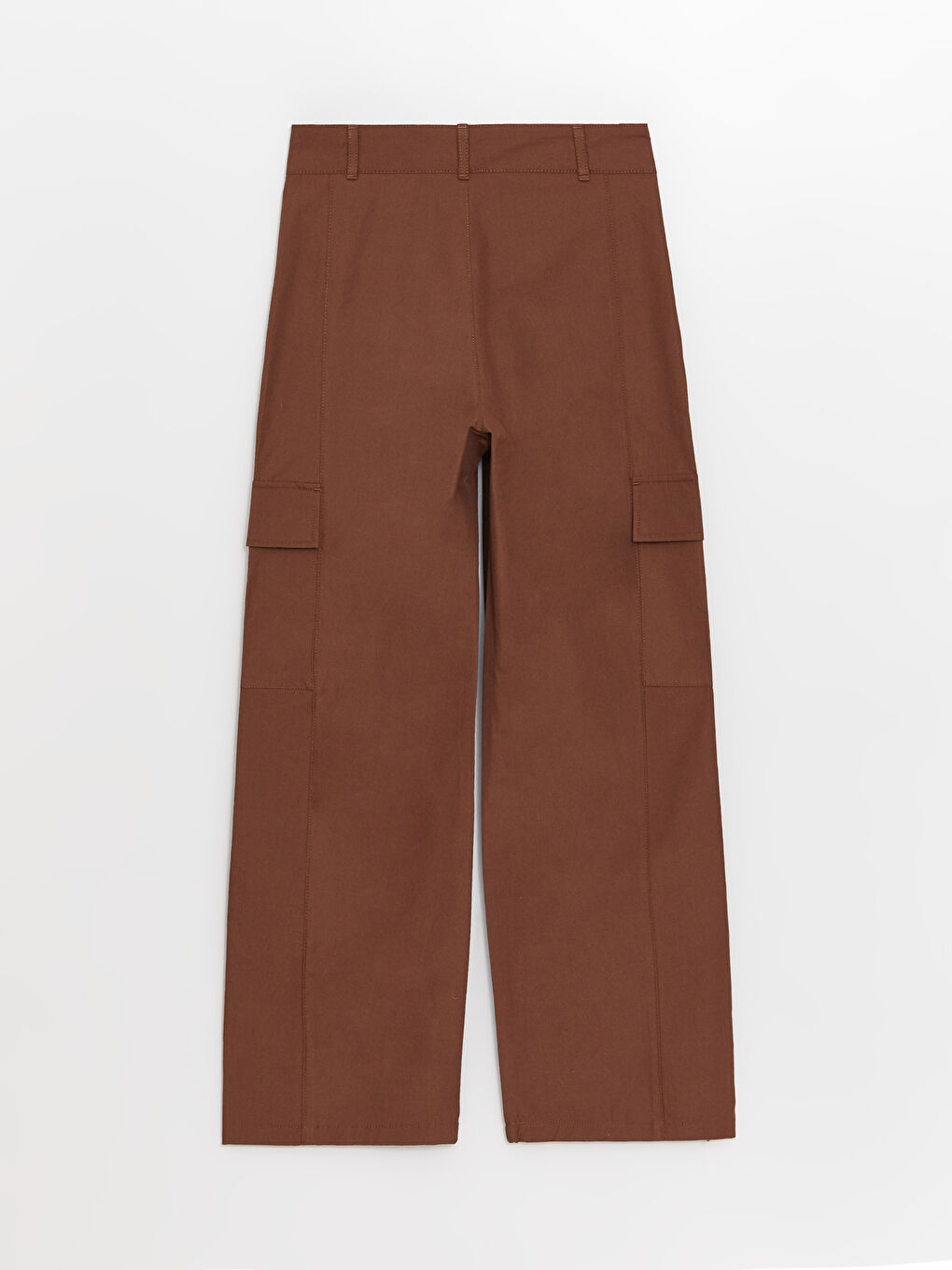 LCW Vision Comfortable Fit Straight Parachute Fabric Women's Trousers -S3EP08Z8-HKA