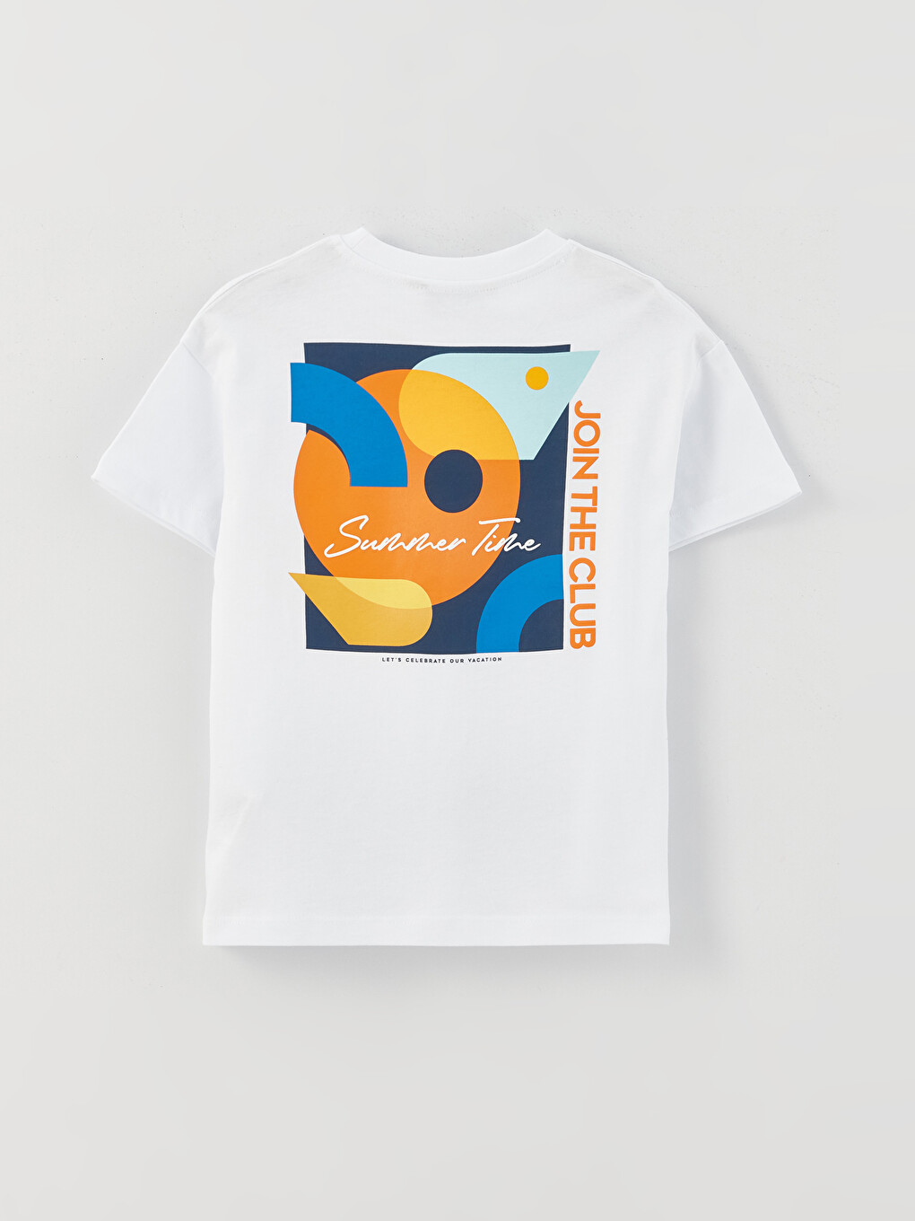 Relaxed Fit Crew Neck Printed Boys' T-Shirt-1