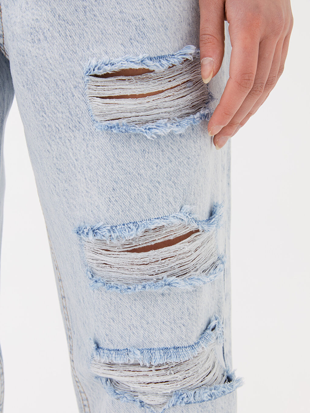 High Waist Slim Fit Women's Jeans-4