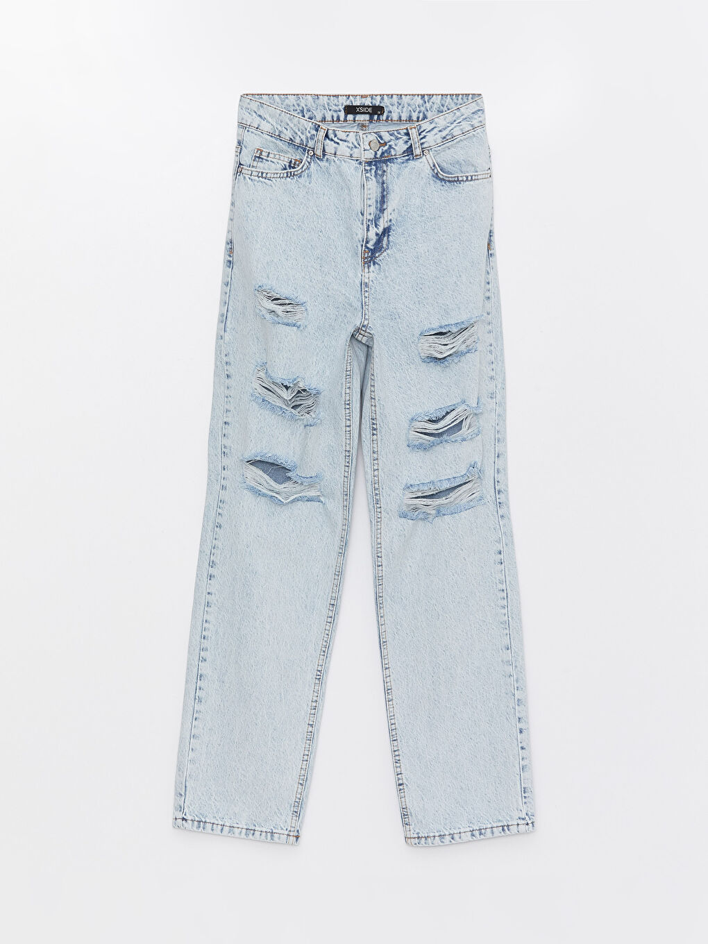 High Waist Slim Fit Women's Jeans-5