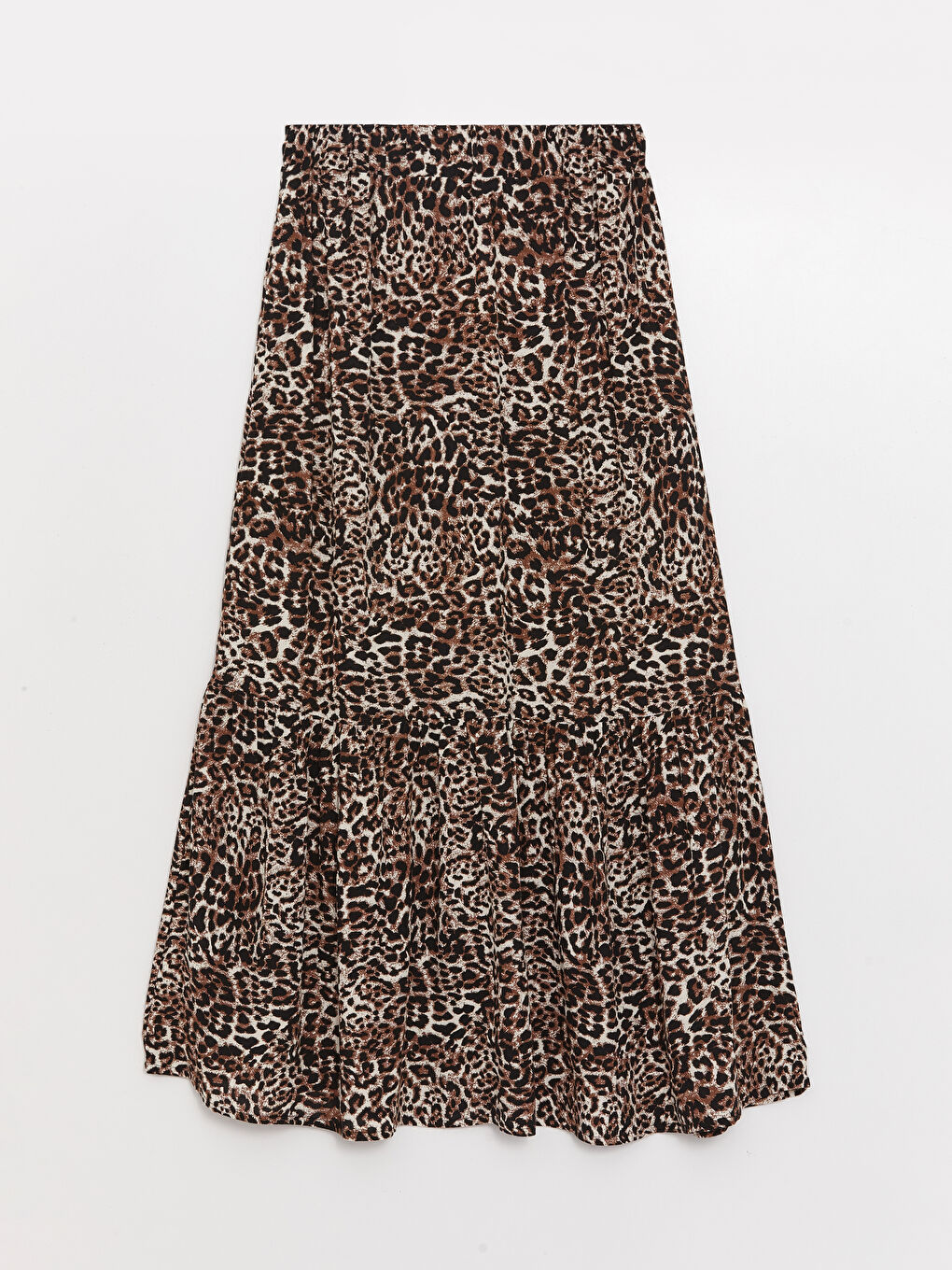Elastic Waist Patterned A-Line Women's Skirt -S3EP66Z8-LQY