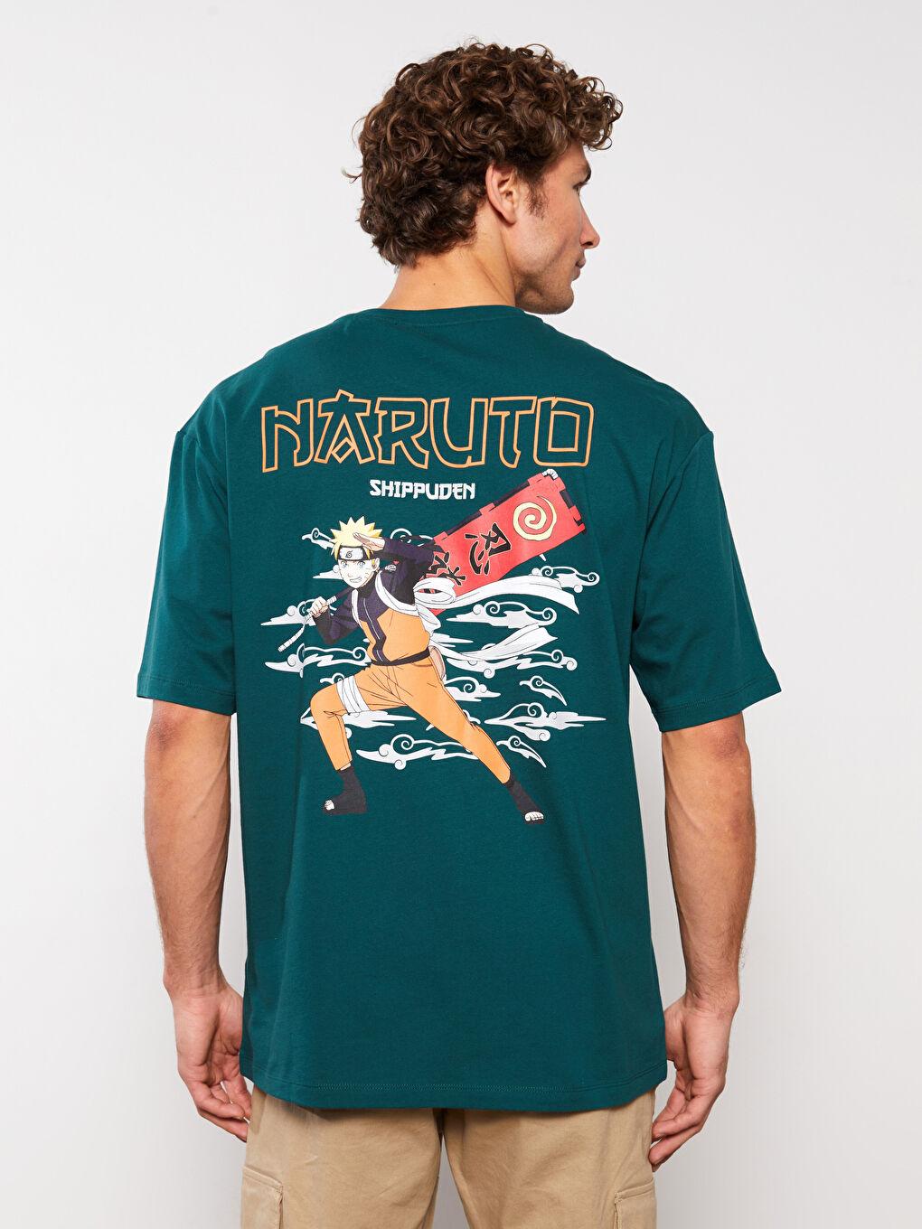 XSIDE Rundhalsausschnitt Kurzarm Naruto Bedrucktes Jersey T-Shirt für Herren -S3EP67Z8-SW0