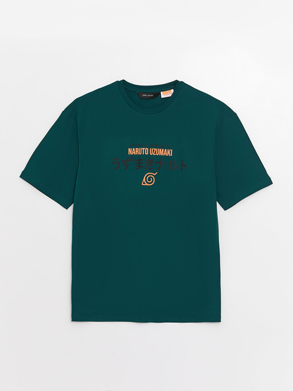XSIDE Rundhalsausschnitt Kurzarm Naruto Bedrucktes Jersey T-Shirt für Herren -S3EP67Z8-SW0