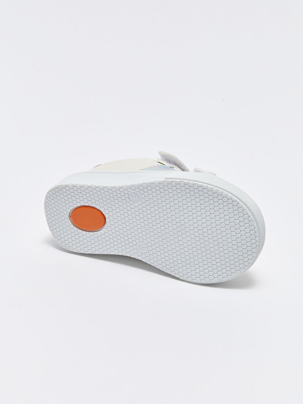 Beyaz Çift Cırtlı Kız Bebek İlk Adım Ayakkabısı-3