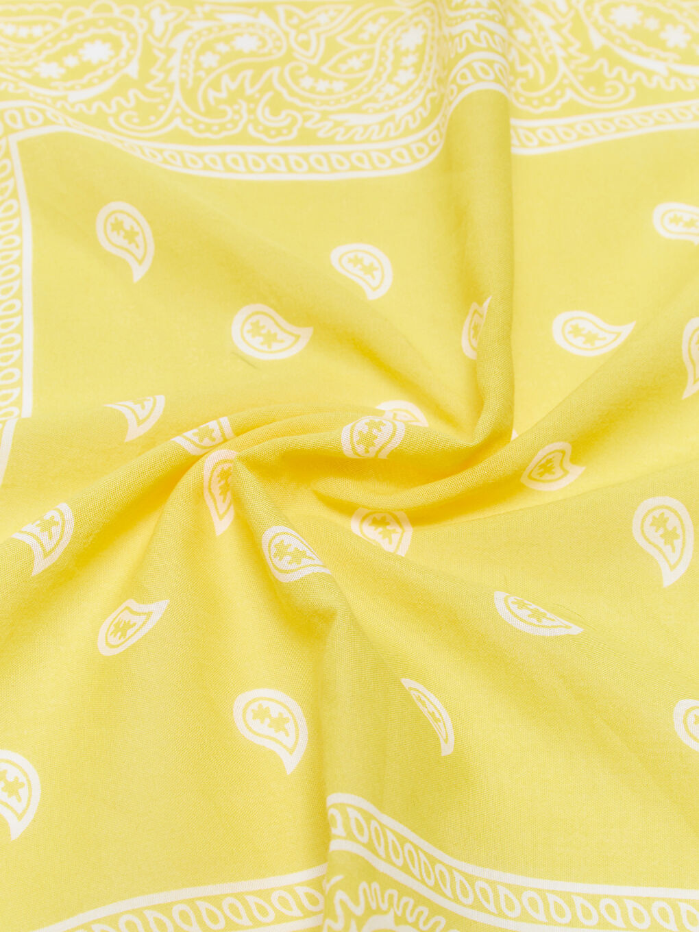 Sarı Desenli Kadın Bandana-7