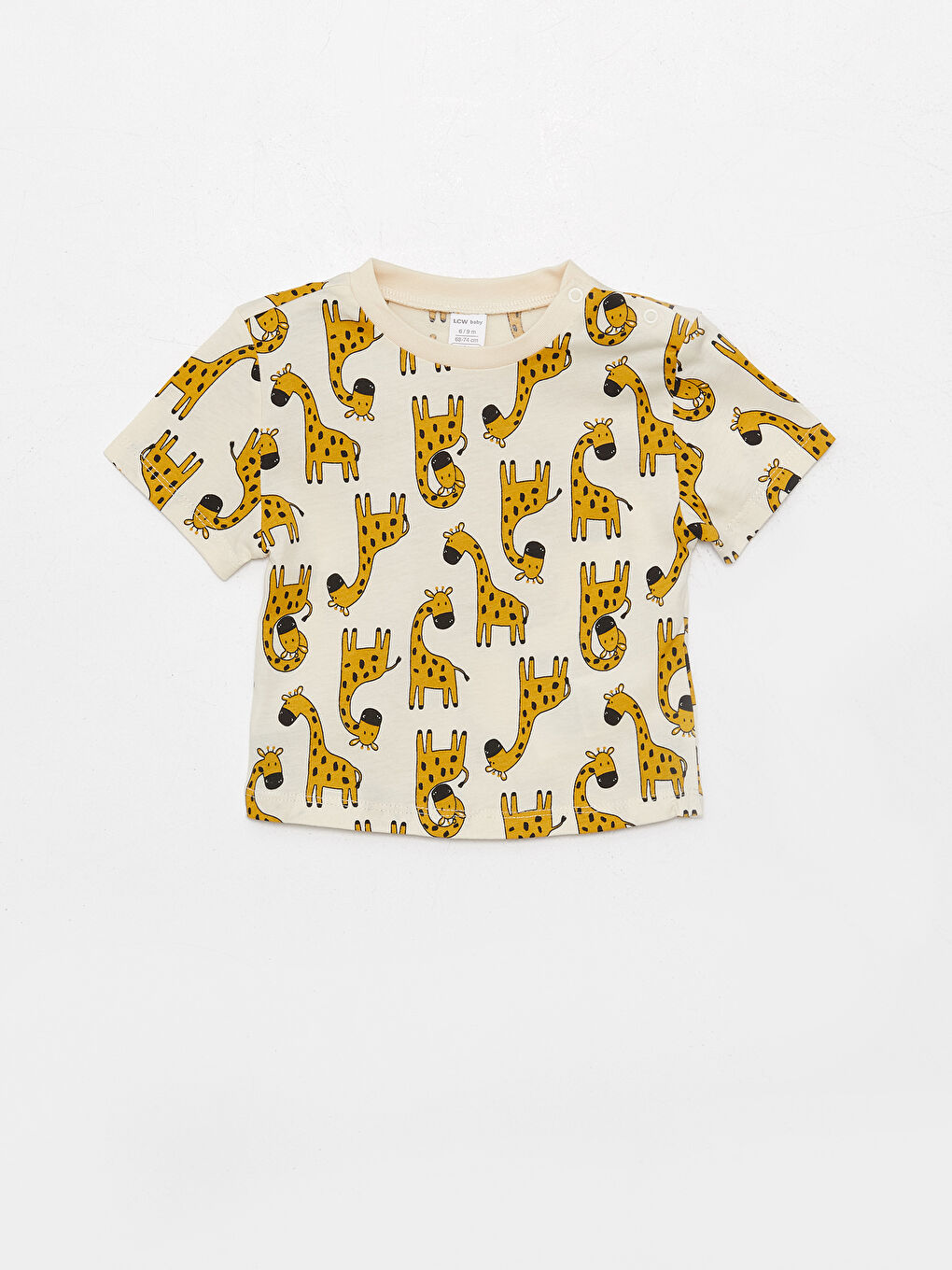LCW baby Rundhalsausschnitt Kurzarm Baby Jungen T-Shirt 2er-Pack -S3EP97Z1-GMQ