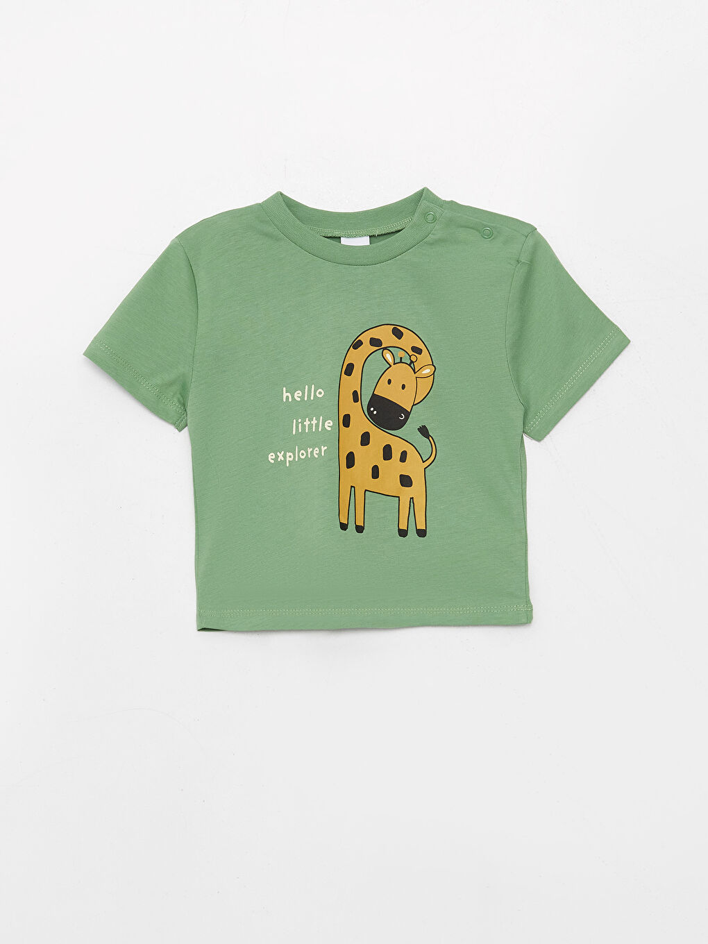 LCW baby Rundhalsausschnitt Kurzarm Baby Jungen T-Shirt 2er-Pack -S3EP97Z1-GMQ
