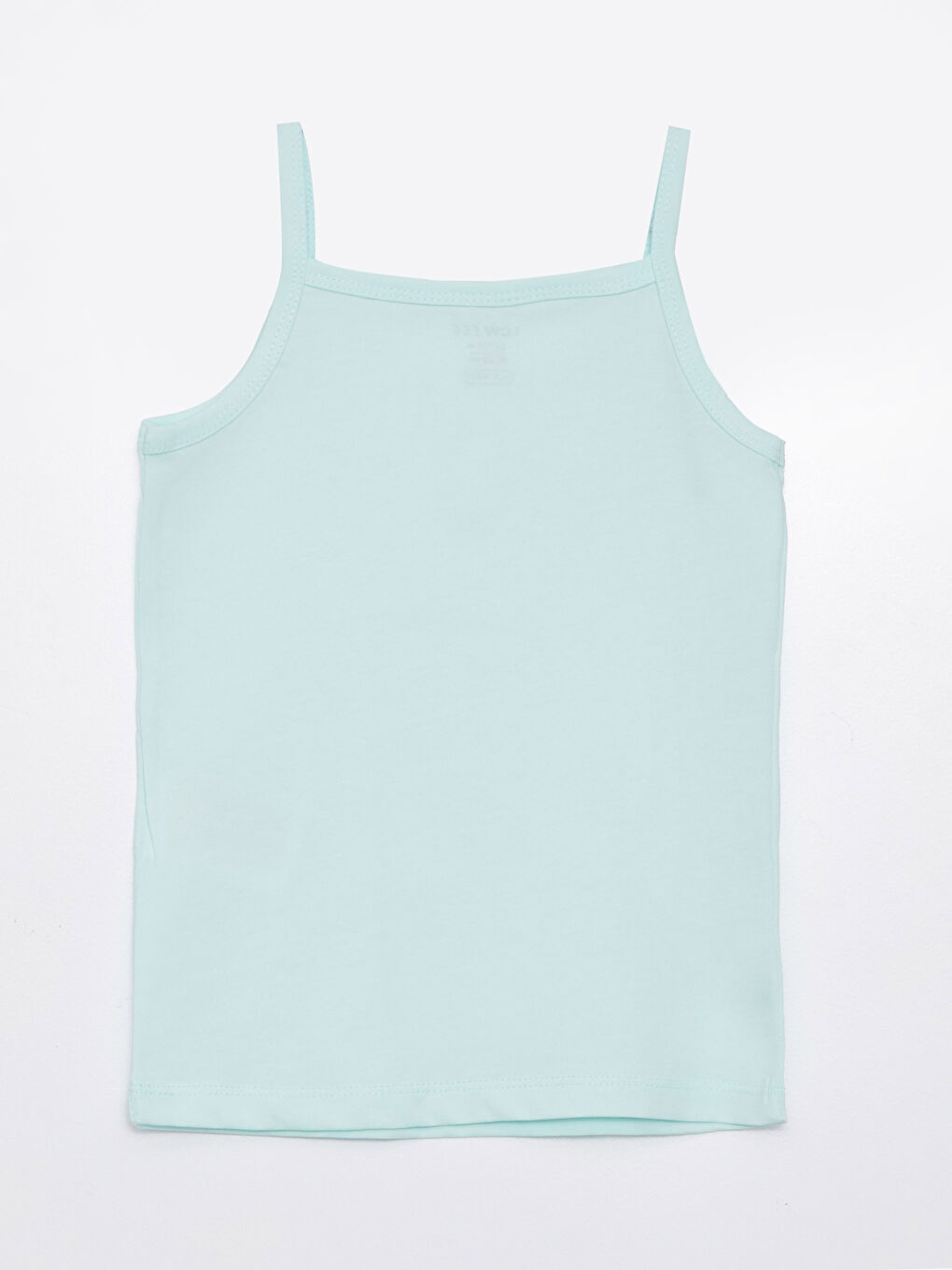 تيشيرت بحمالات بياقة مربعة للبنات الرضع-1