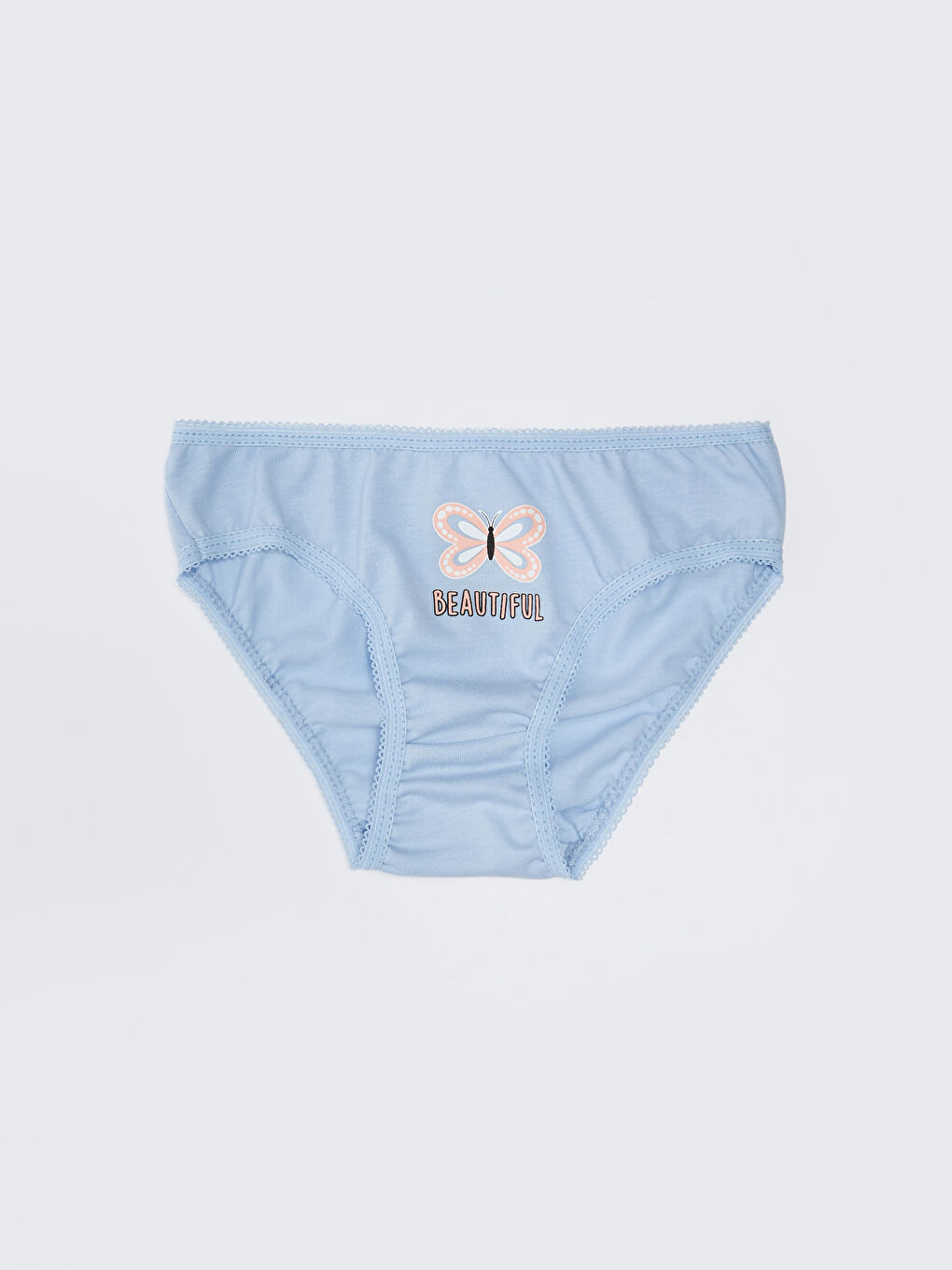 Elastic Waist Printed Baby Girls' Knickers