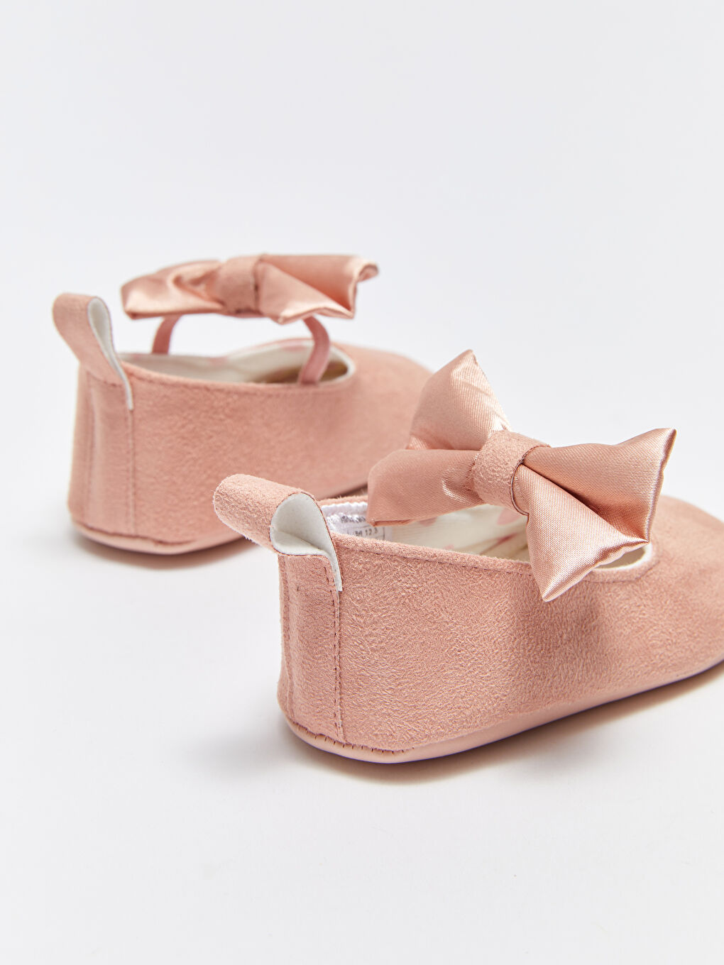 LCW STEPS Suede Look Bow Detailed Baby Girl Pre-Toddler Shoes -S3EQ17Z1-RZP