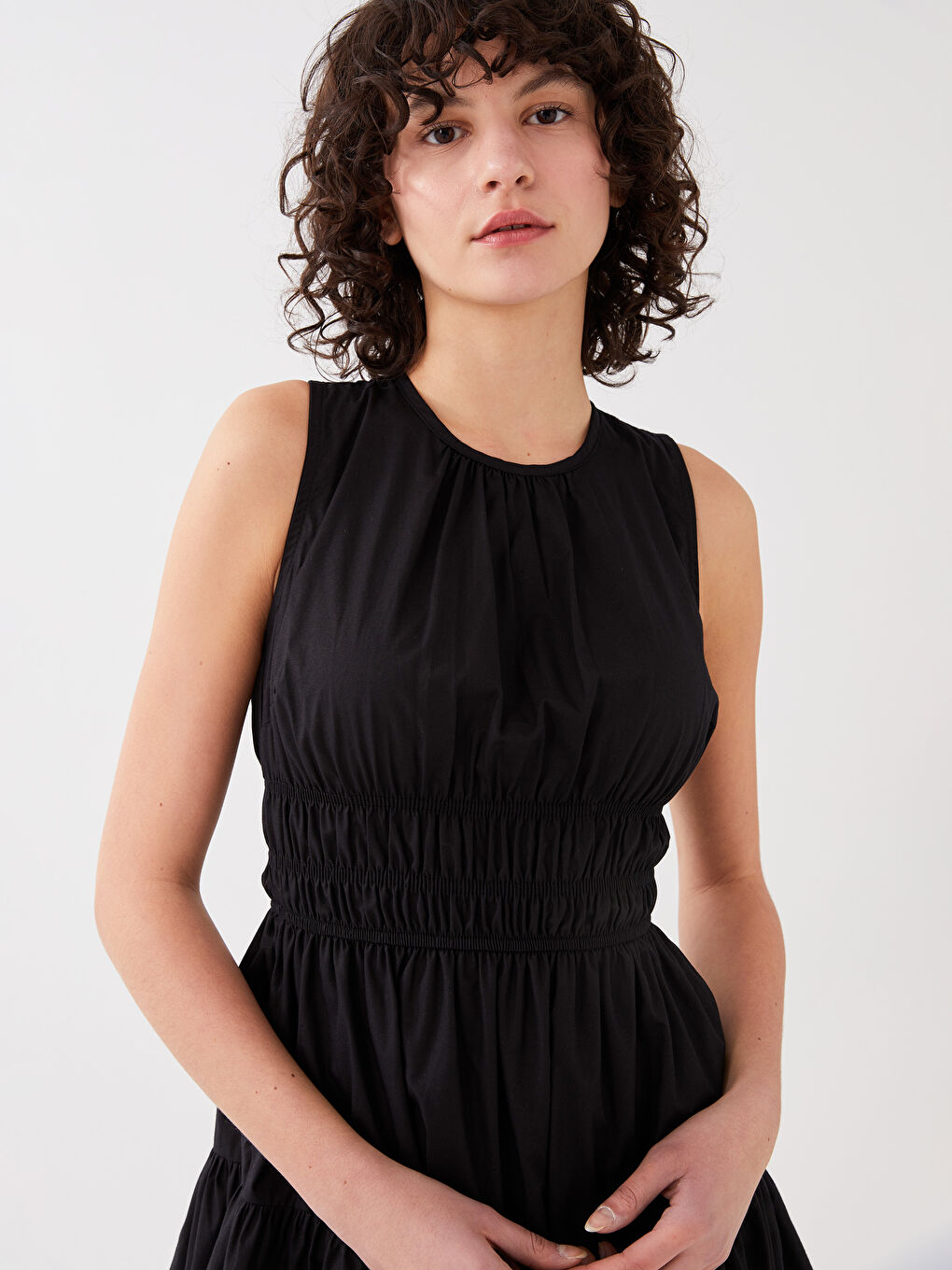 فستان أسود امرأة -S3EQ21Z8-CVL