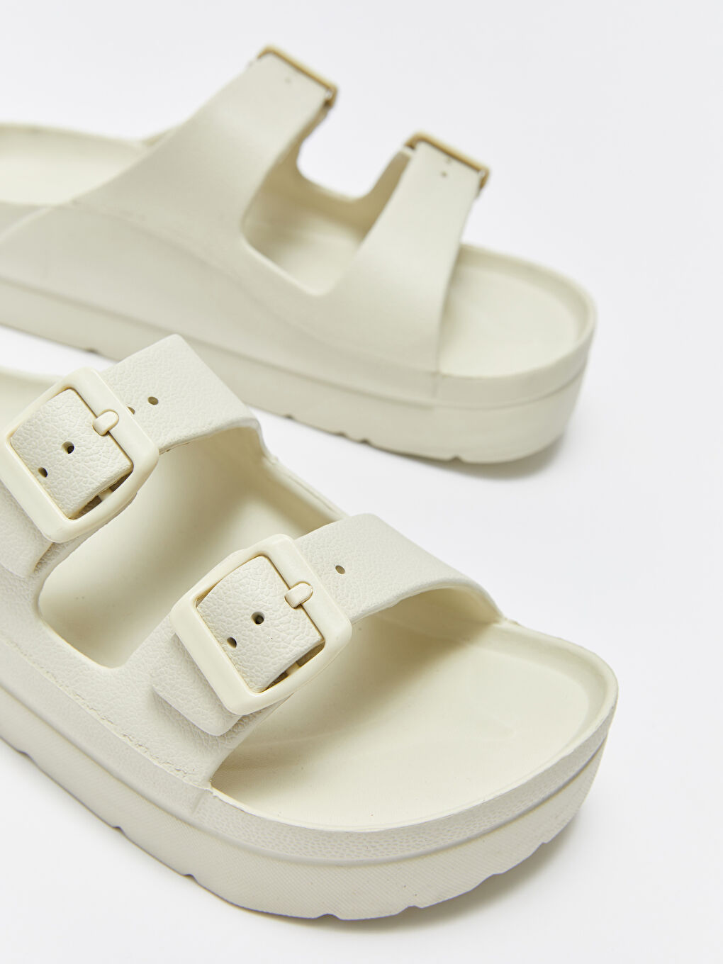 Thick Sole Double Banded Women's Slippers-2