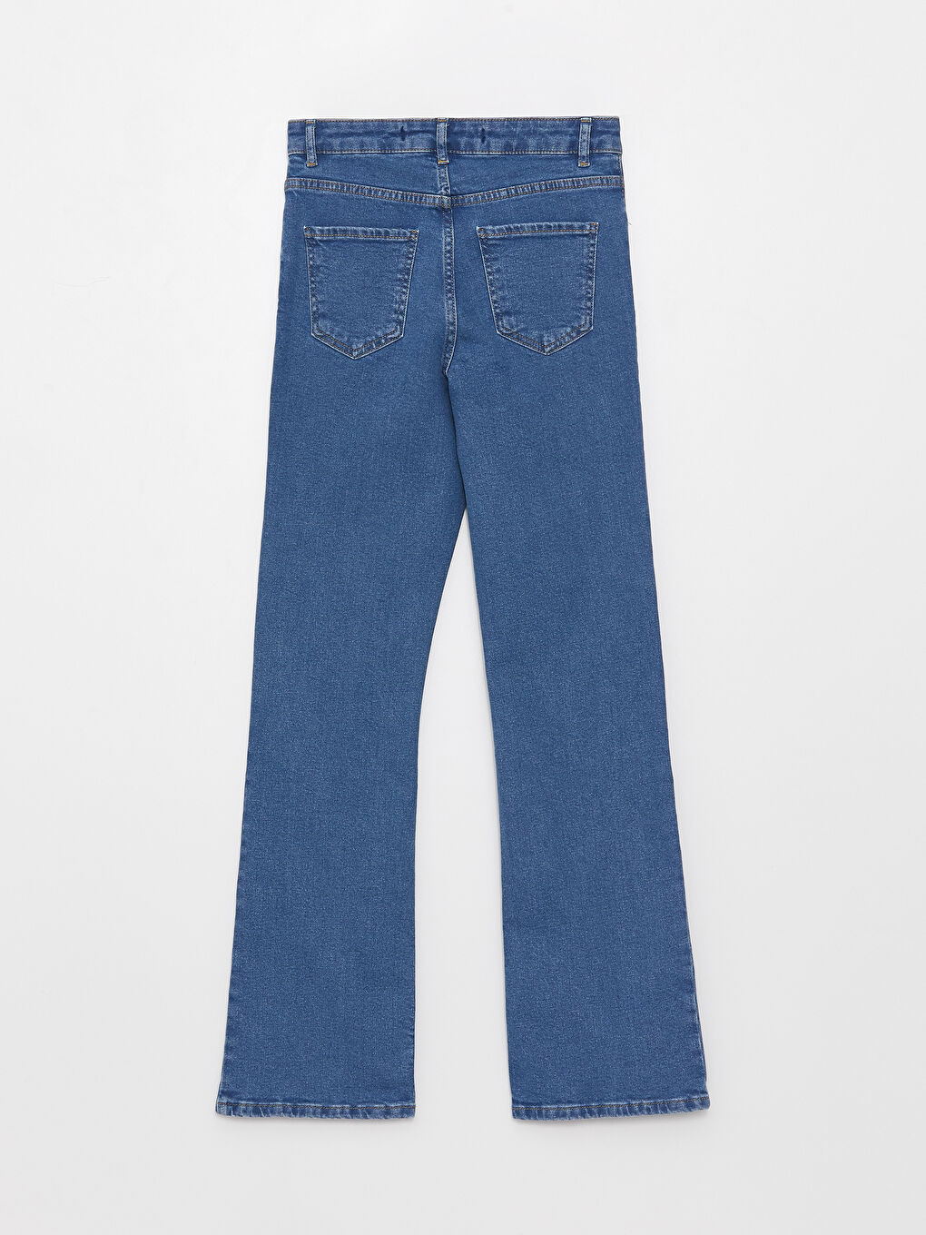 Slim Fit Slit Detailed Women Jeans-6