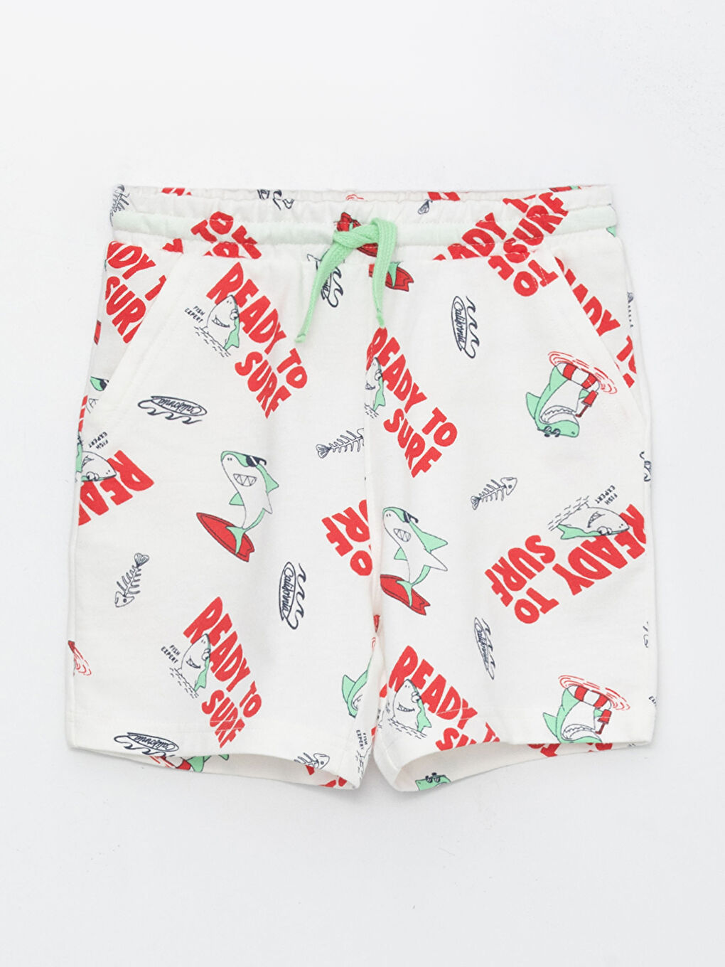 Shorts pour Garçons à Taille Élastiquée et à Motifs