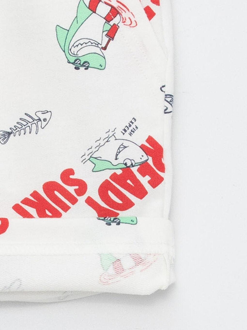 Shorts pour Garçons à Taille Élastiquée et à Motifs-2