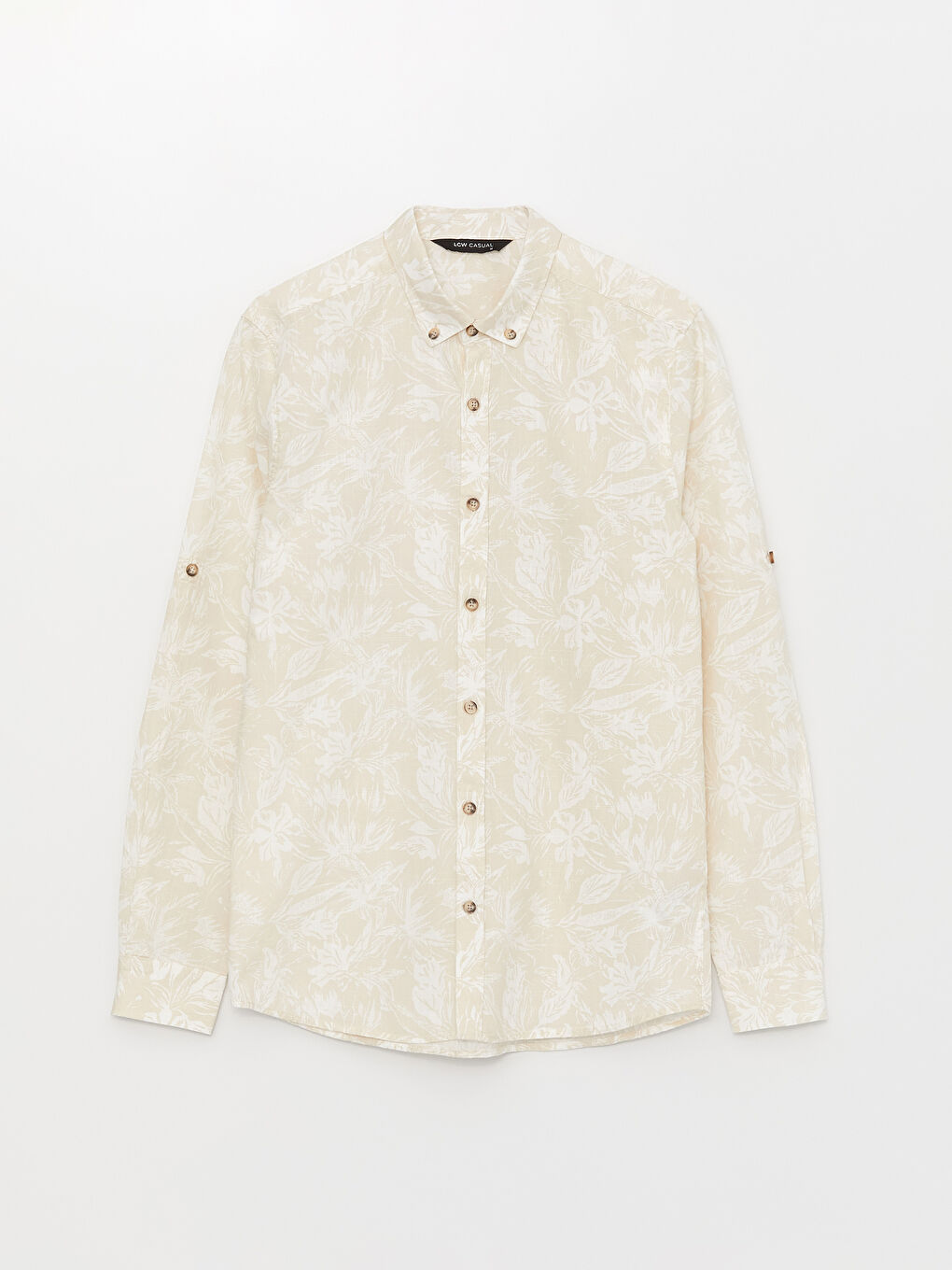 Рубашка мужская с длинным рукавом из поплина экстра узкого кроя-5