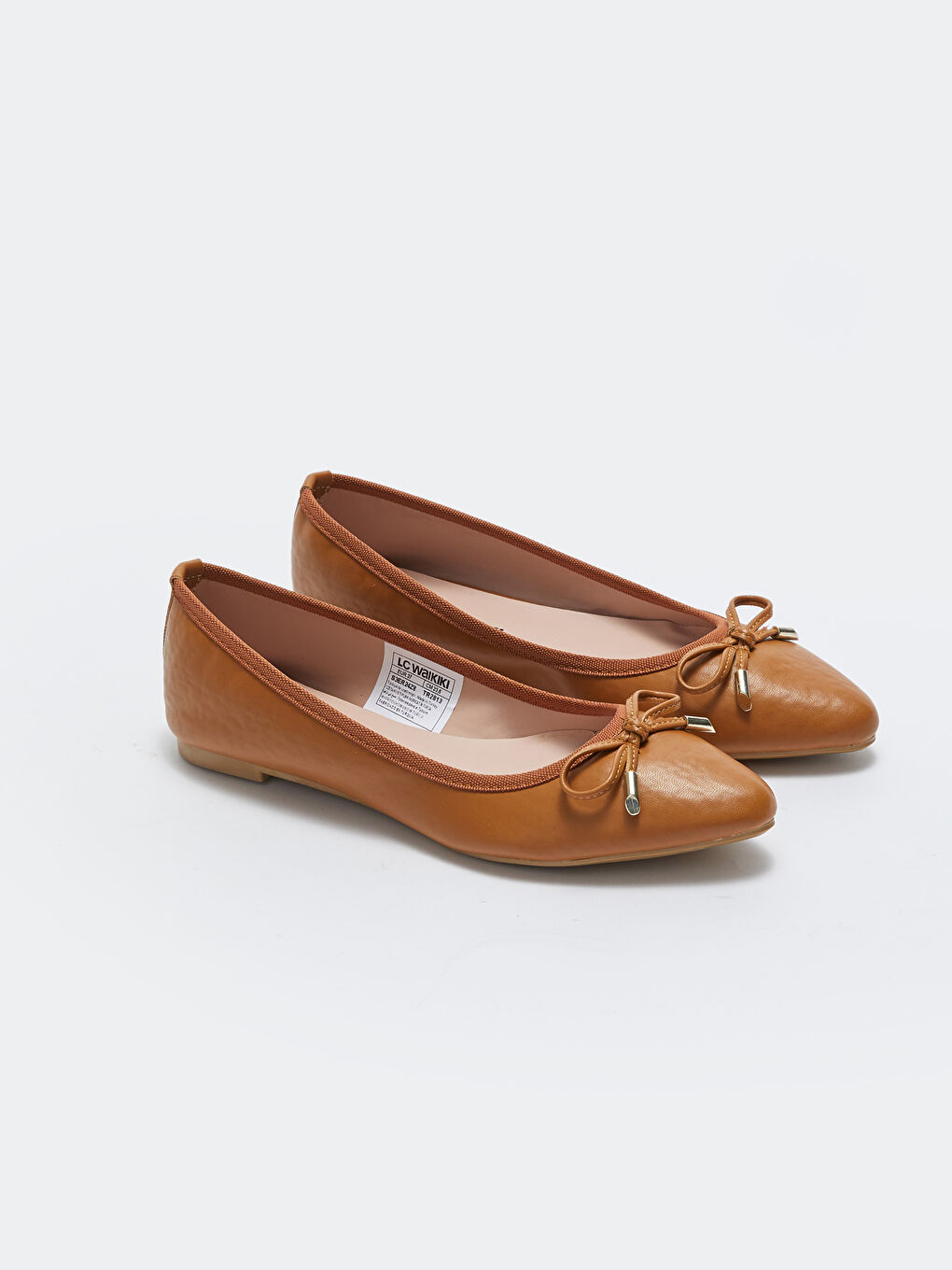 Leather Look Pointed Toe Women's Flat Shoe -S3ER24Z8-S25