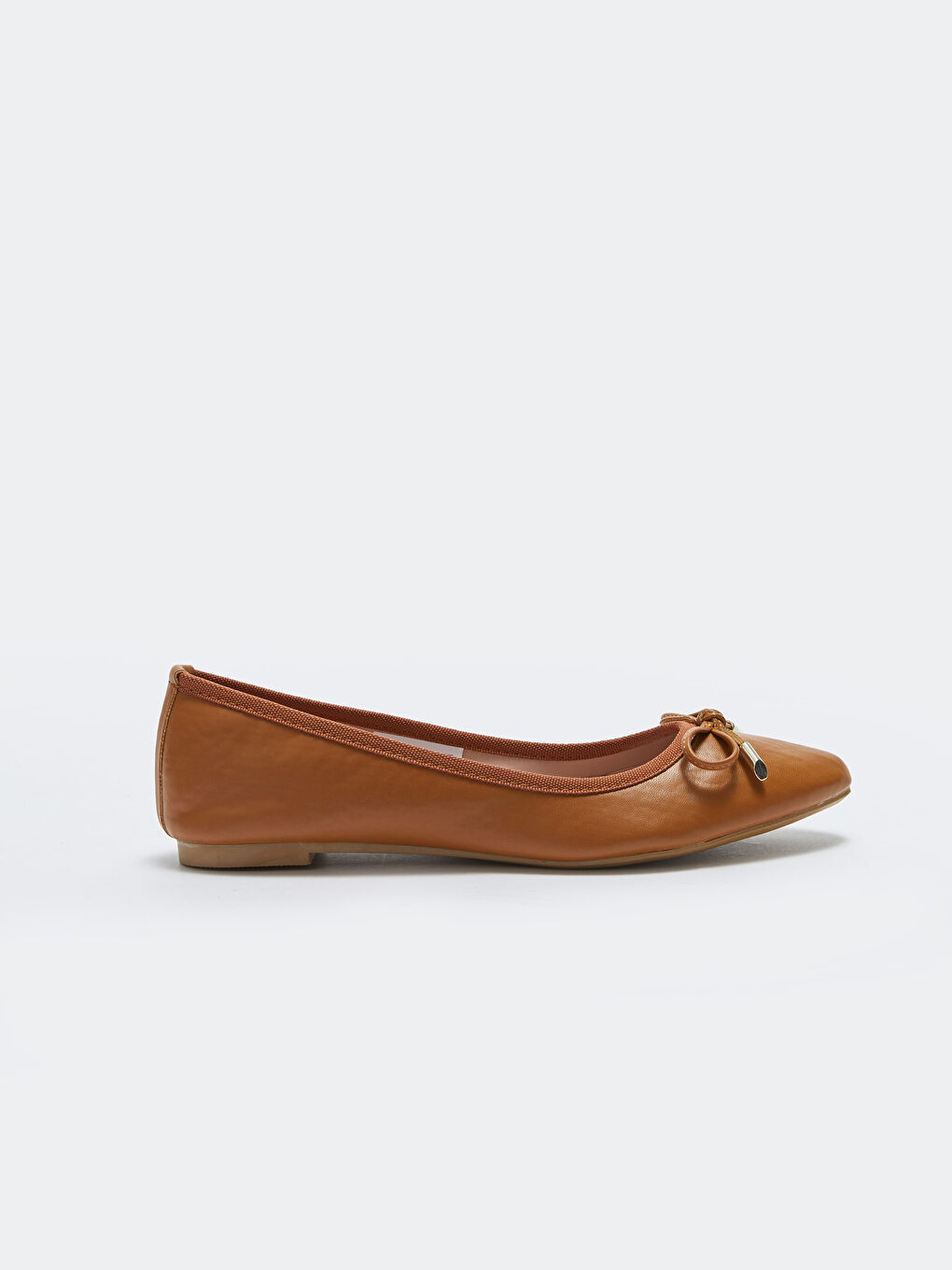 Leather Look Pointed Toe Women's Flat Shoe -S3ER24Z8-S25