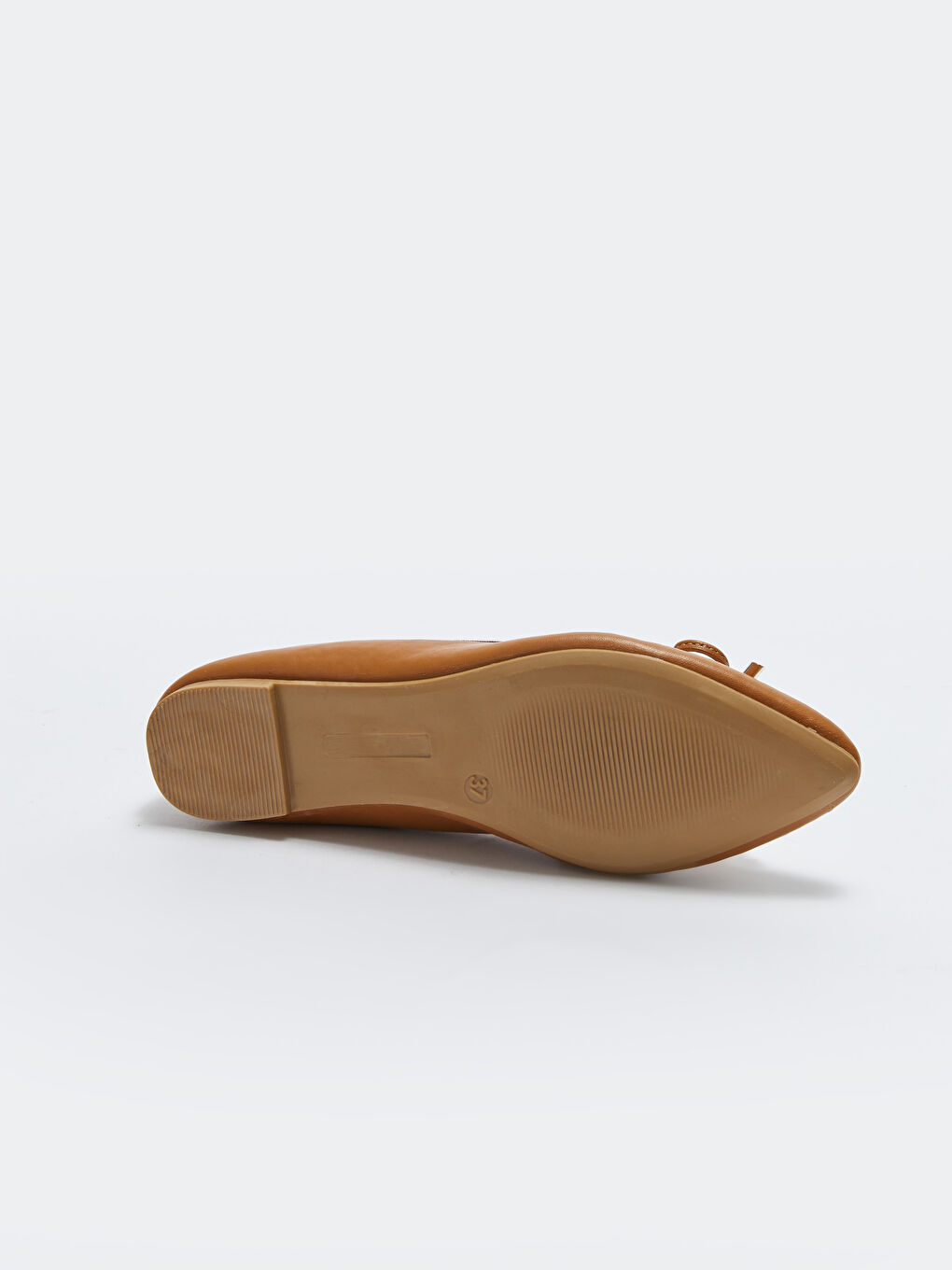 Leather Look Pointed Toe Women's Flat Shoe -S3ER24Z8-S25