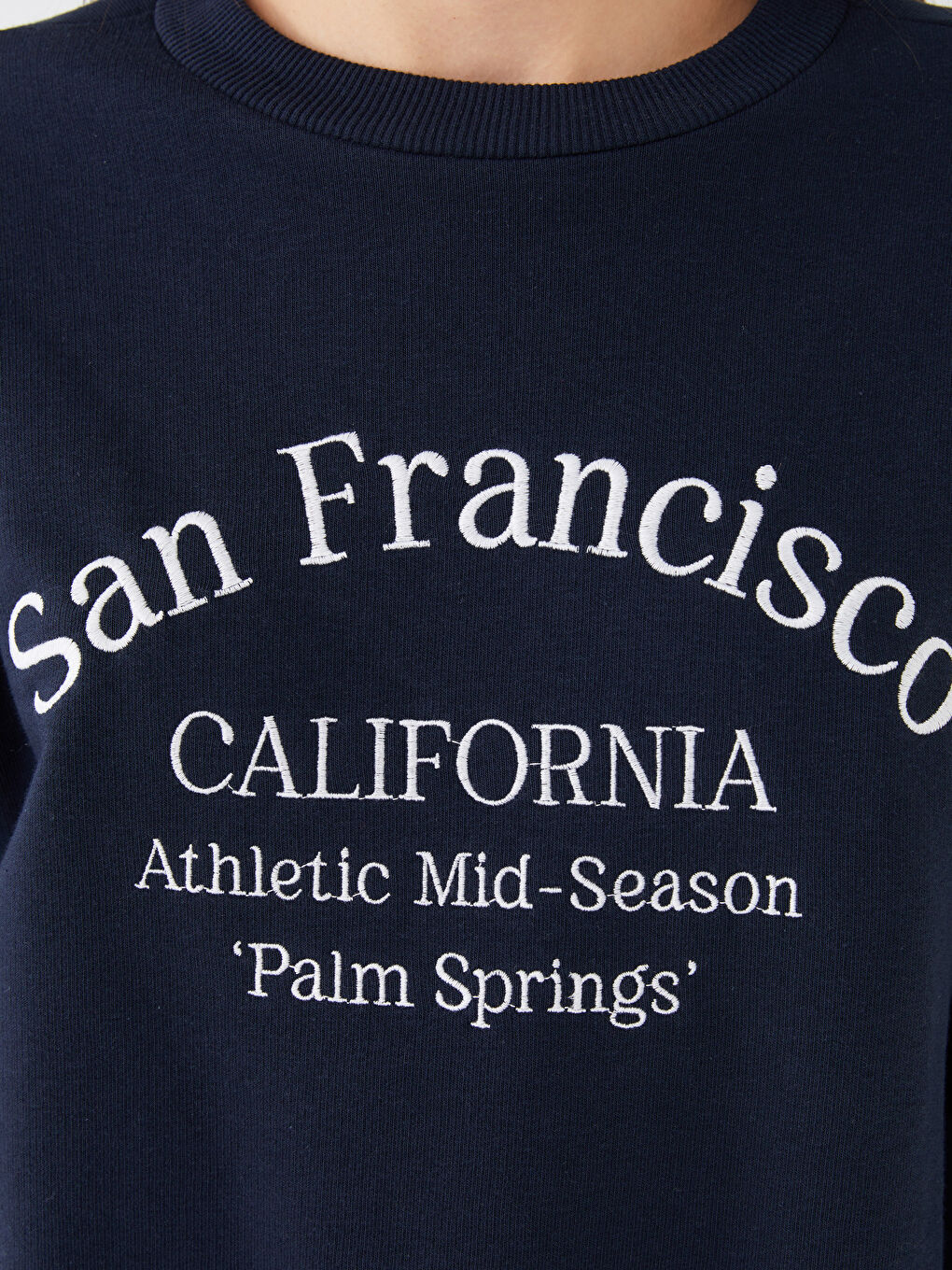 Žena TAMNO PLAVA Majica s kapuljačom/Dukserica-6