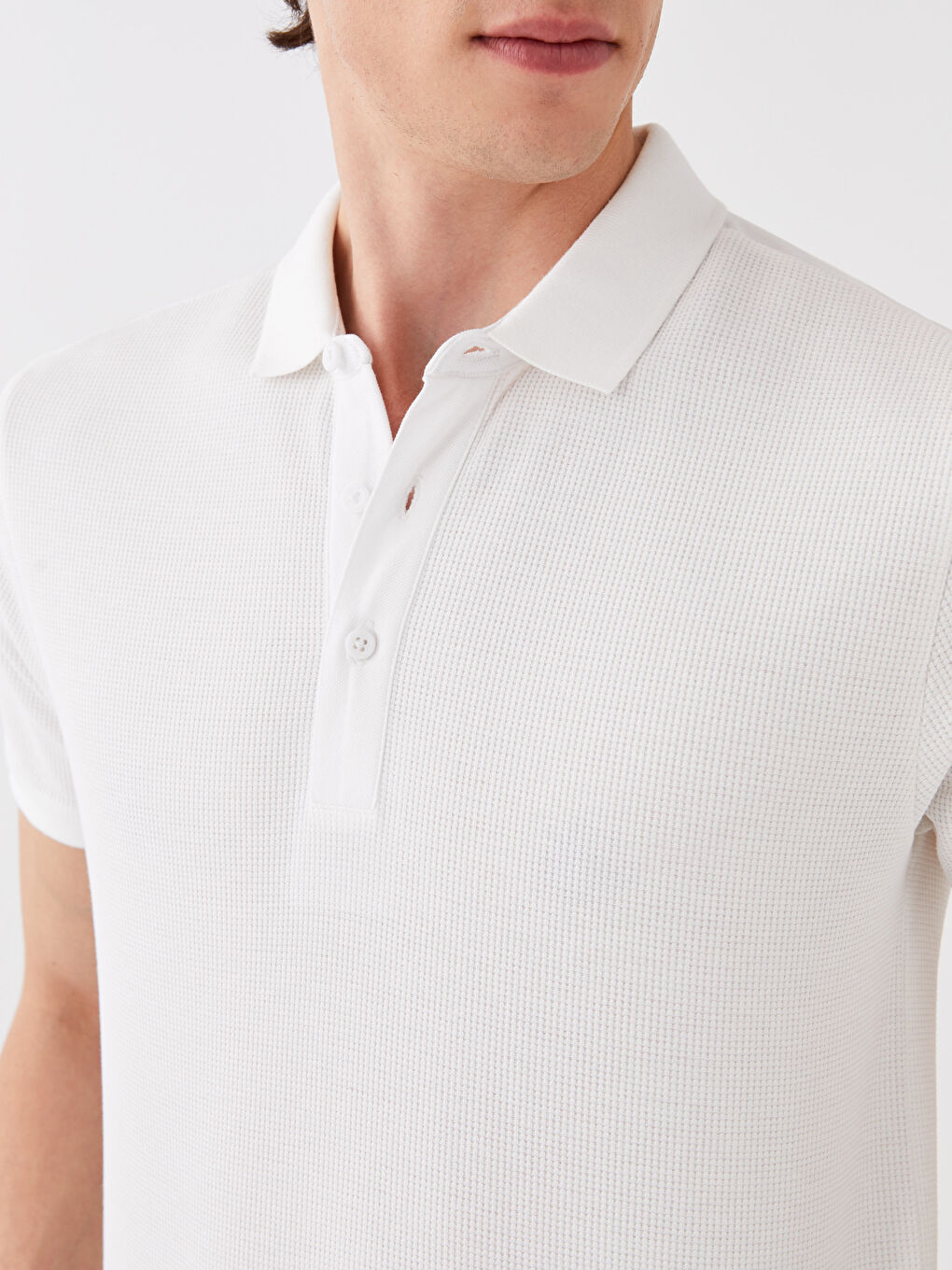 Tricou cu Guler Polo și Mânecă Scurtă pentru Bărbați-3