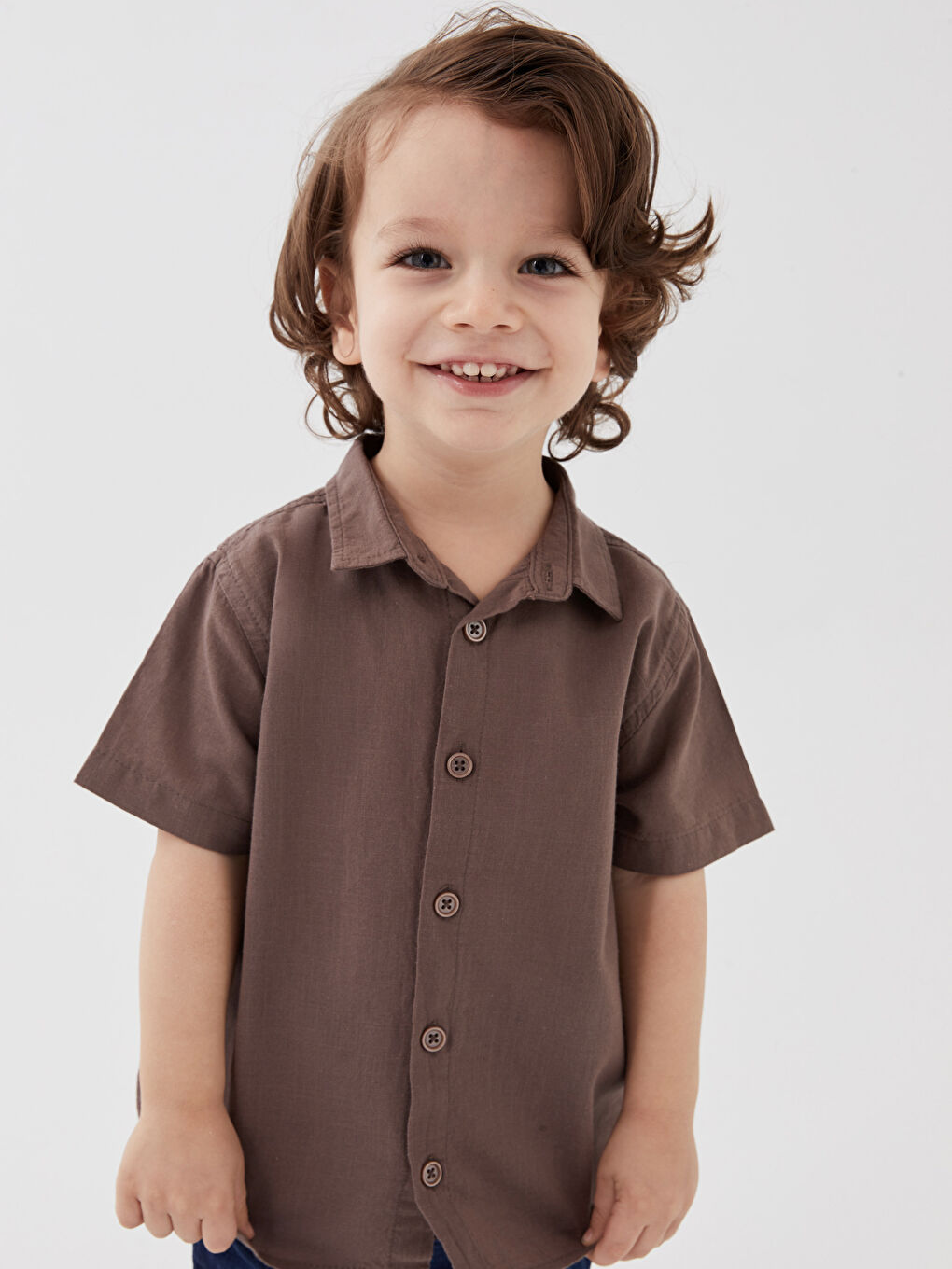 Short Sleeve Basic Baby Boys' Shirt -S3ER74Z1-SWU