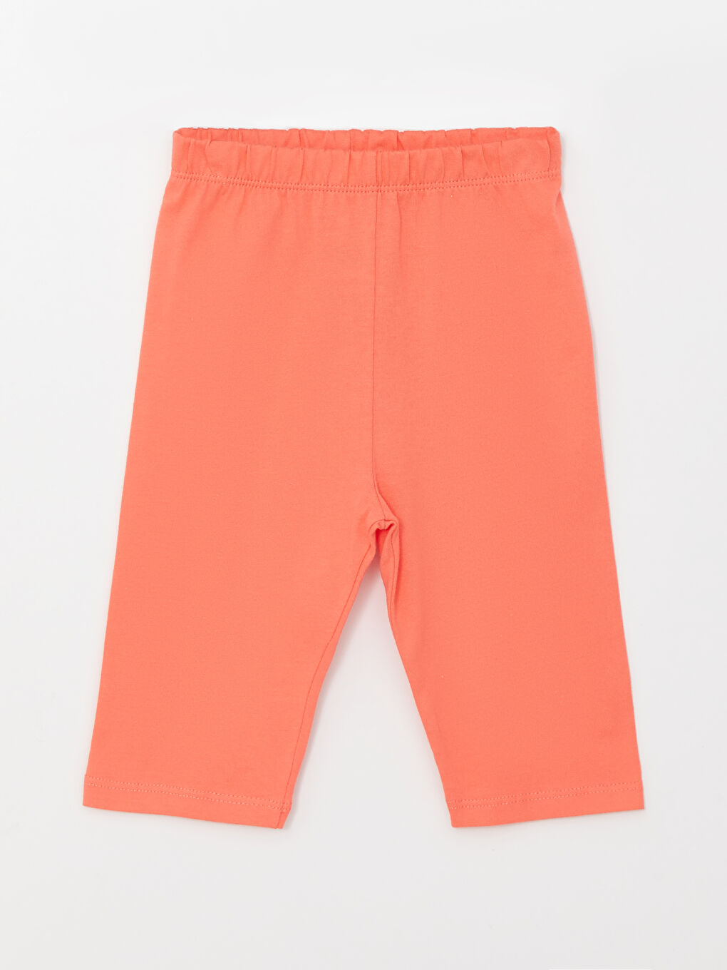 طقم بيجامة قصيرة مطبوع بياقة دائرية وكم قصير للبنات الصغيرات-2