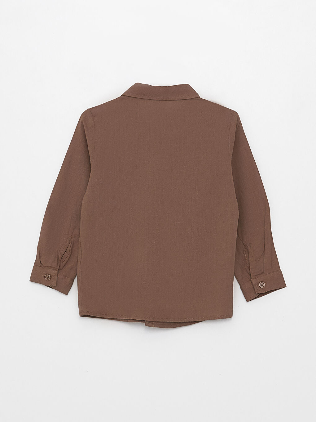 قميص أساسي كم طويل للأولاد الرضع-1