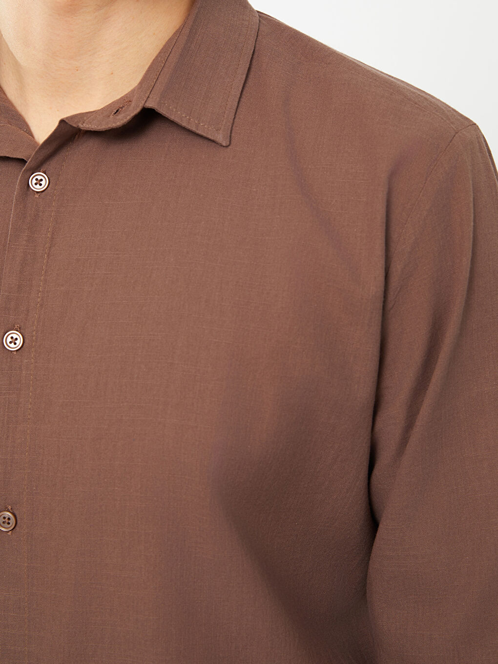 LCW ECO Regular Fit Long Sleeve Men's Shirt -S3ET02Z8-SWU