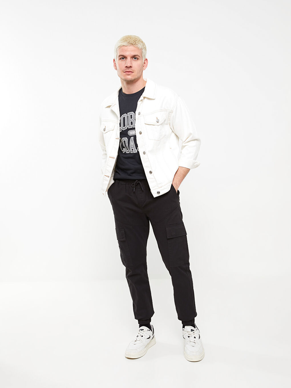 Pantalon Cargo Slim Fit pour Hommes