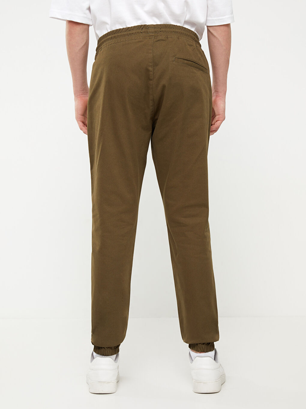 Haki Slim Fit Erkek Jogger Pantolon-3