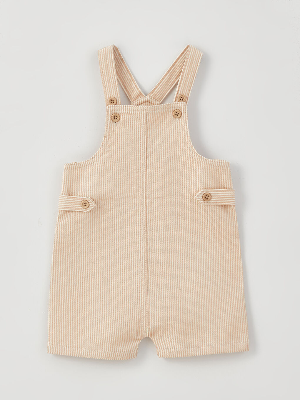 تيشيرت بياقة دائرية وكم قصير للأولاد الرضع مع سالوبيت - طقم من قطعتين-7