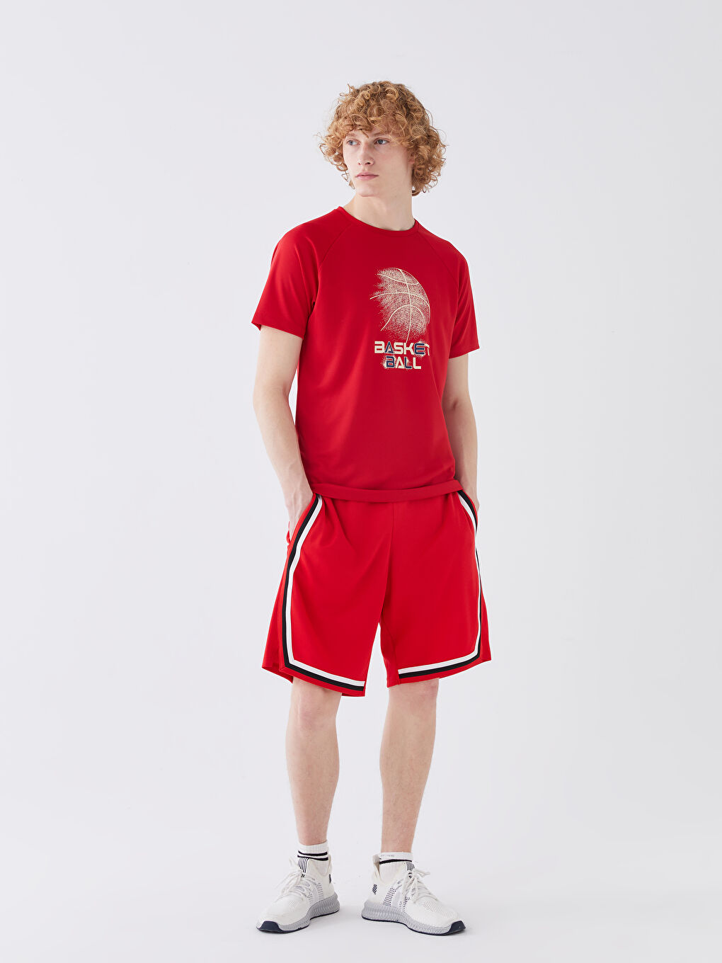 Relaxed Fit Men's Sports Shorts -S3ET41Z8-HMW