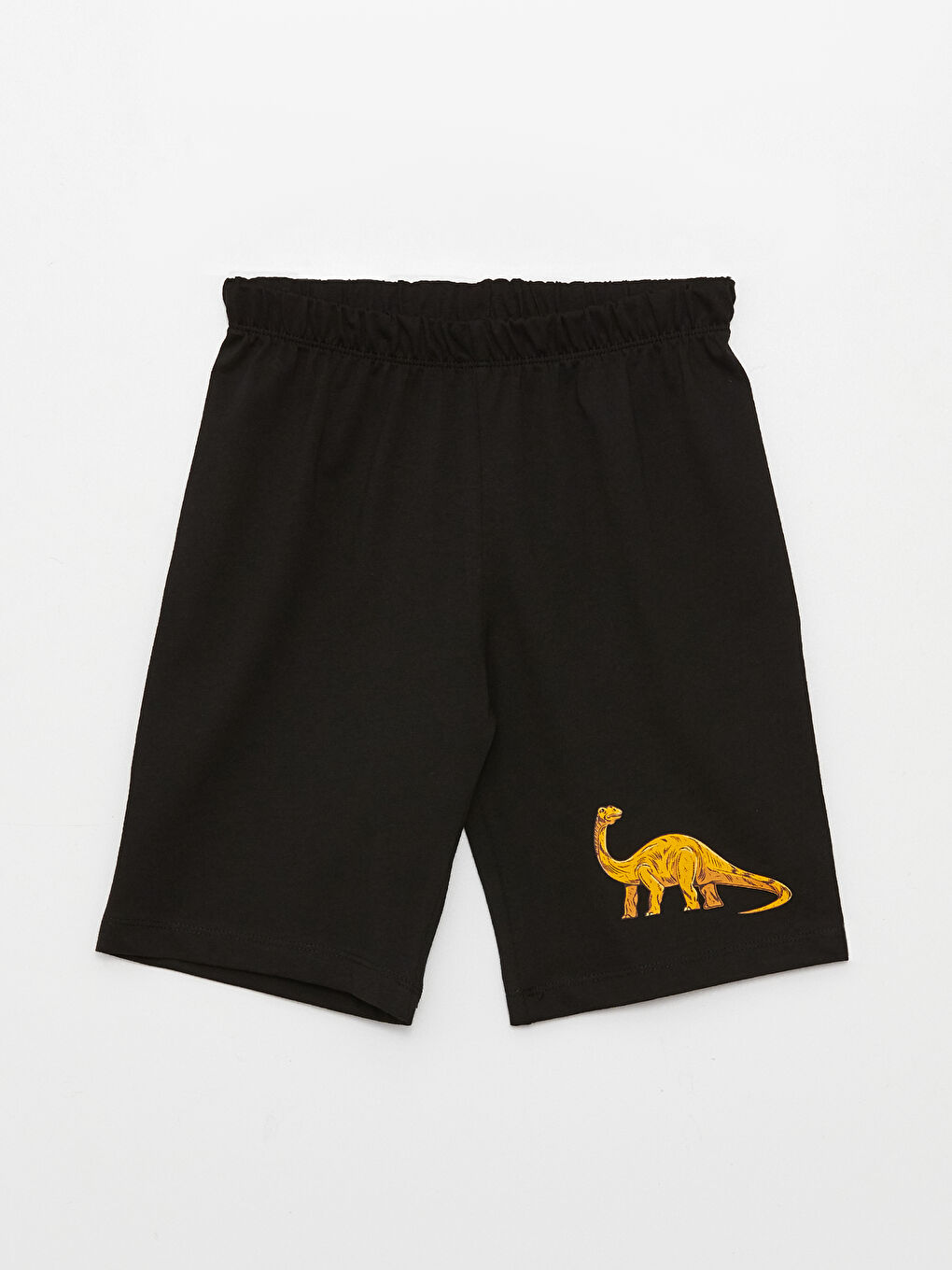 Шорты пижамные для мальчиков с принтом и эластичной талией, 2 шт.-1