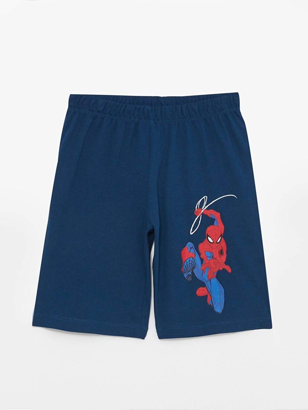 Elasticated Waist Spider-Man Printed Boys' Pyjama Shorts 2 Pack -S3ET48Z4-HNK