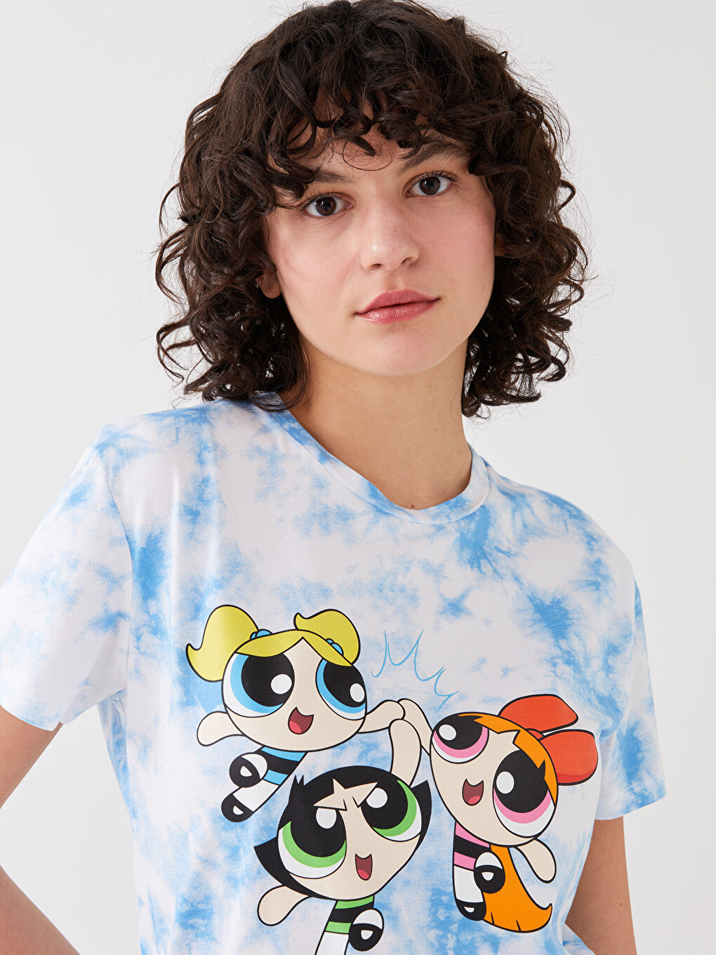 XSIDE T-shirt imprimé Les Super-Filles à col rond pour Femmes -S3ET75Z8-KE8