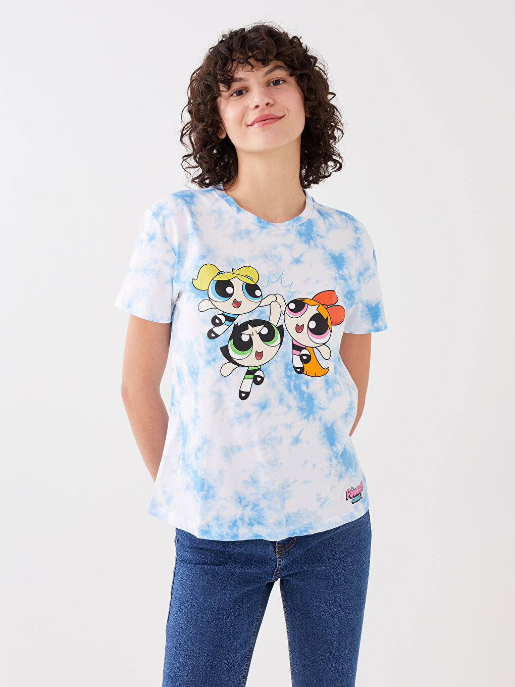 XSIDE T-shirt imprimé Les Super-Filles à col rond pour Femmes -S3ET75Z8-KE8