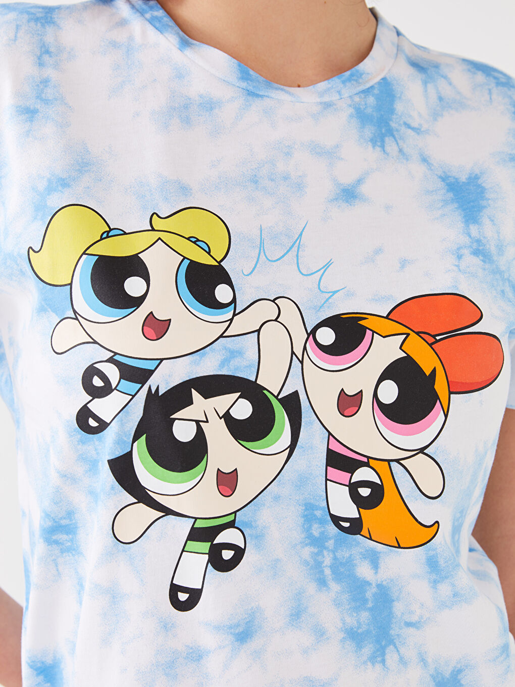 XSIDE T-shirt imprimé Les Super-Filles à col rond pour Femmes -S3ET75Z8-KE8