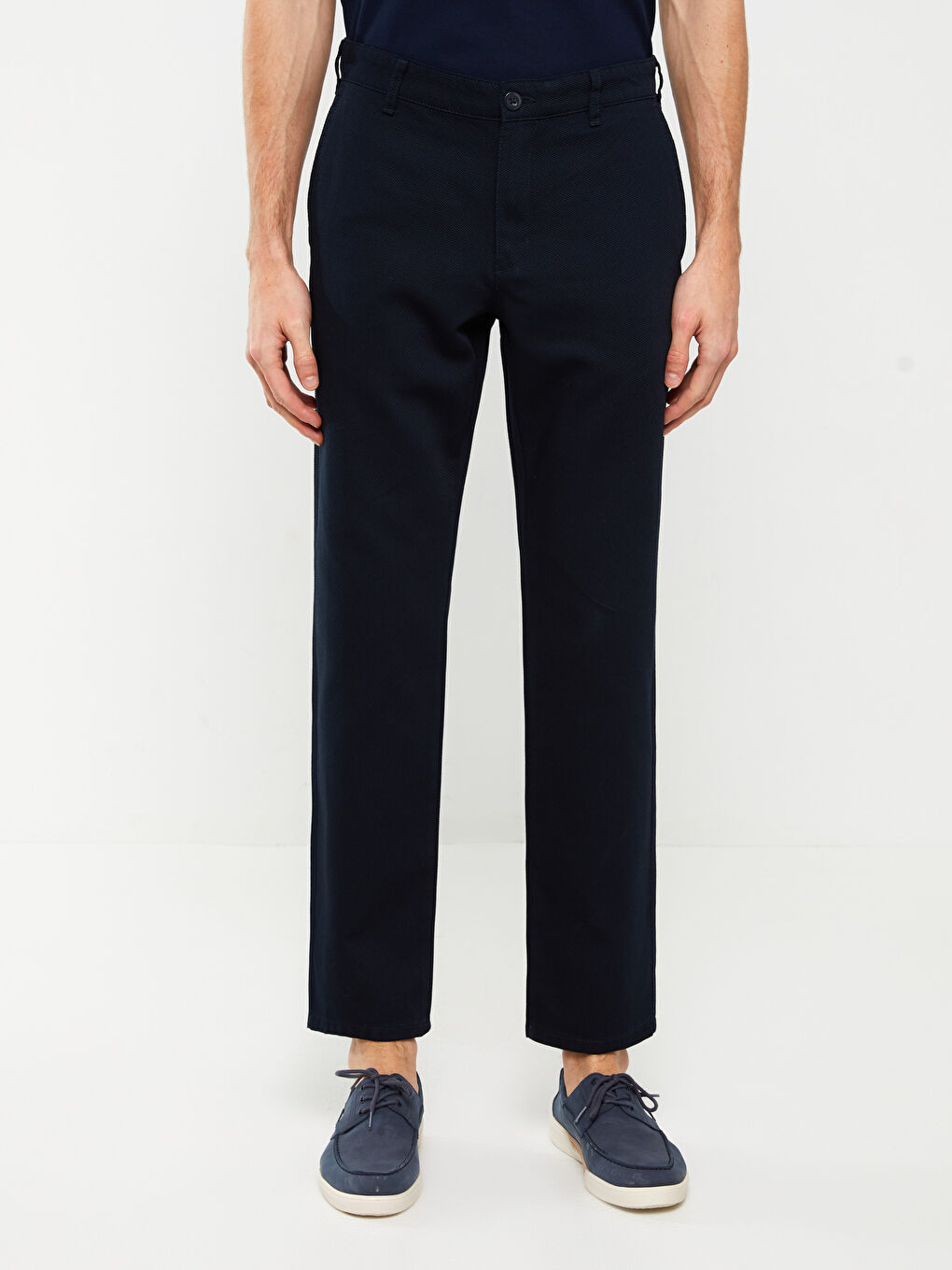 بنطلون تشينو بقصة عادية - للرجال-3