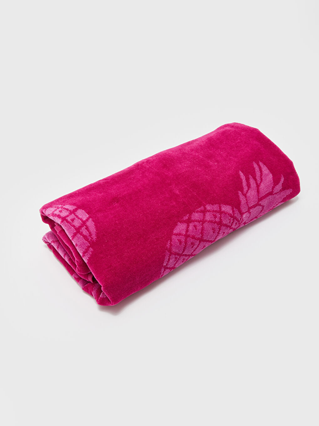 LCW ACCESSORIES Fuşya Baskılı Kadın Plaj Havlusu 70x150 cm - 1