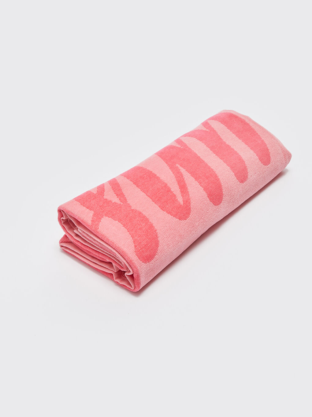 Mercan Baskılı Pamuklu Kadın Plaj Havlusu 70x150 cm-1